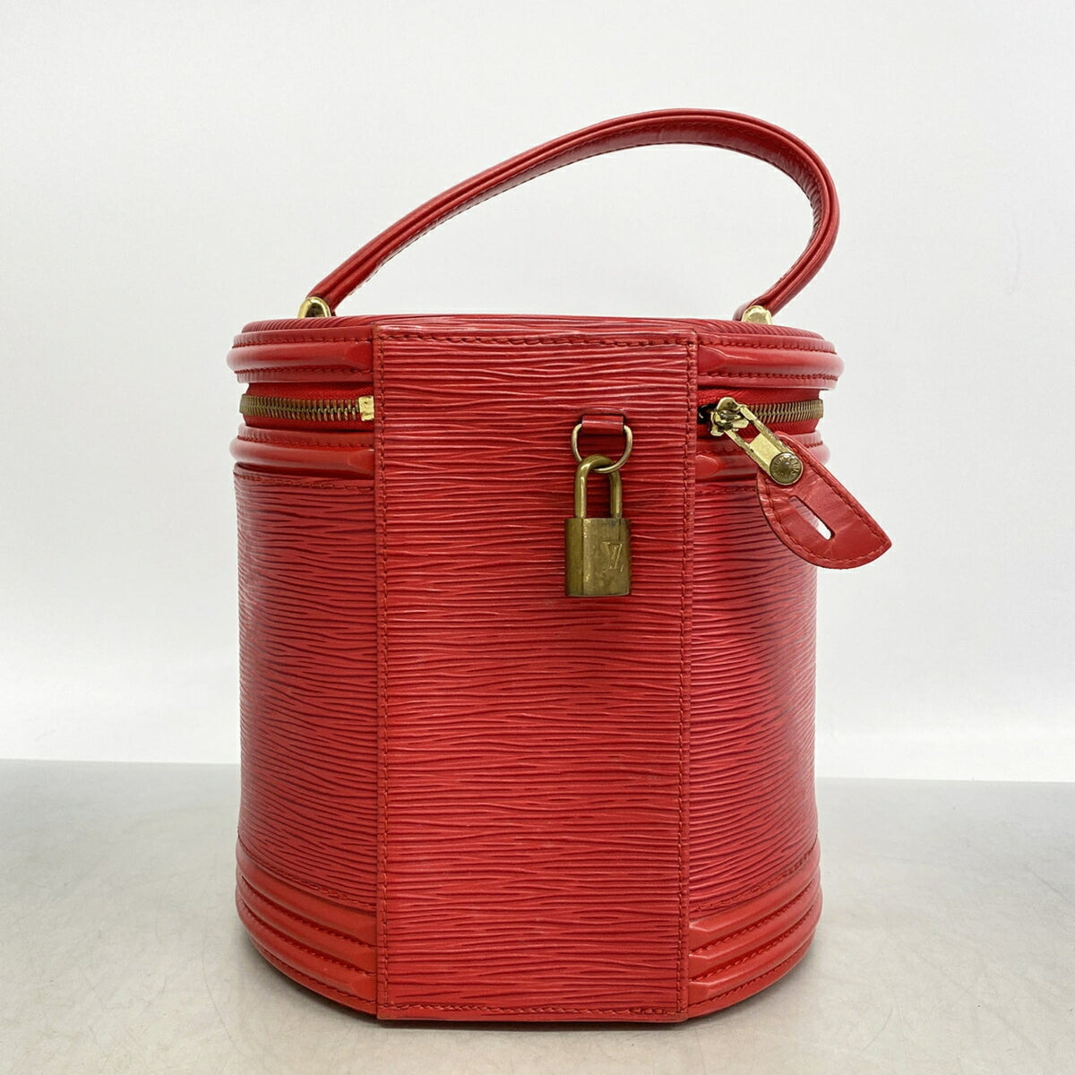 Louis Vuitton Castilian Red Handbag (Pre-Owned)