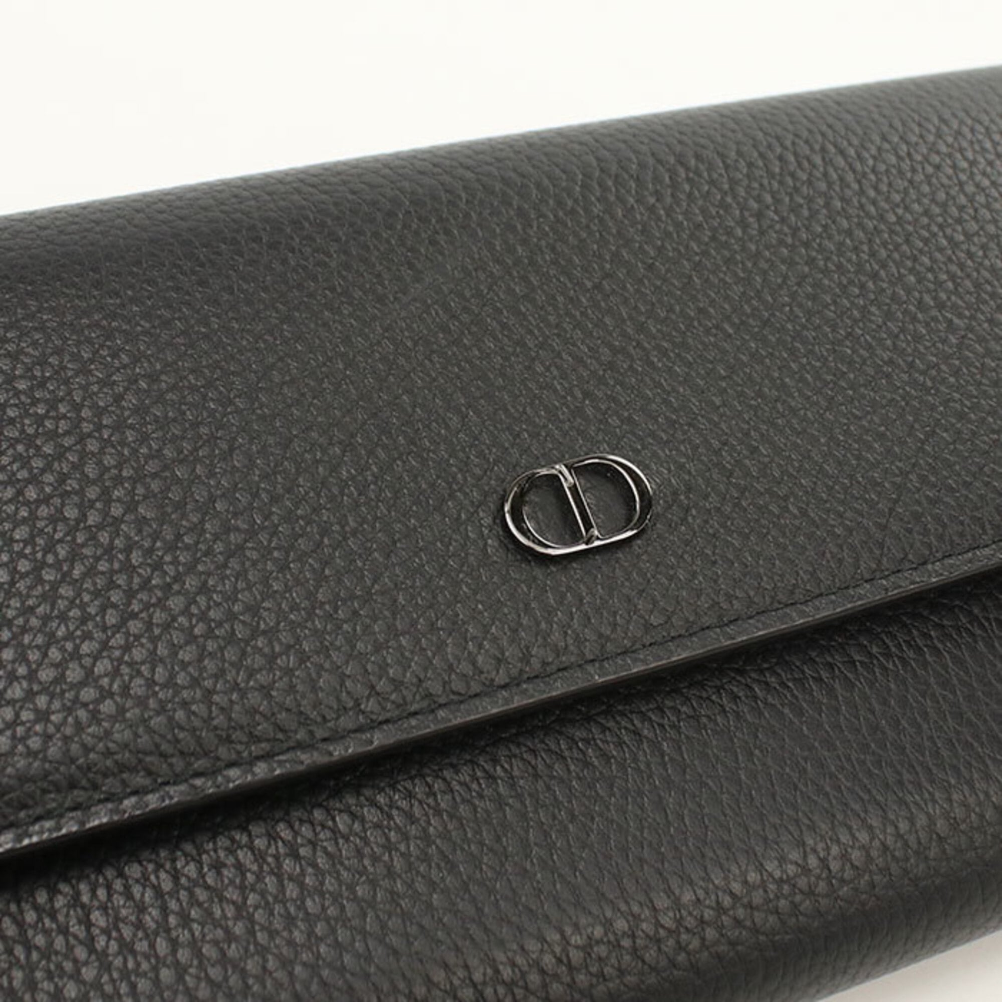 Christian Dior Black Long Wallet (Bi-Fold) (Pre-Owned)