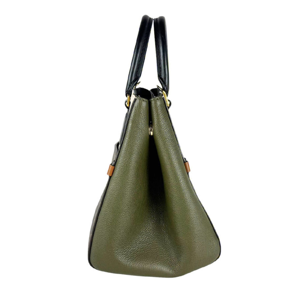 Louis Vuitton Brown Khaki Light Beige Monogram Monogram Leather Handbag Shoulder Bag (Pre-Owned)
