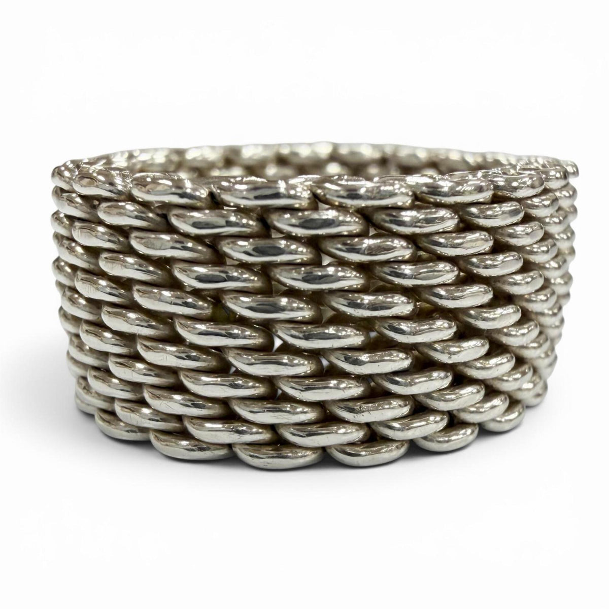 Tiffany Silver Silver 925 Band Ring (Pre-Owned)