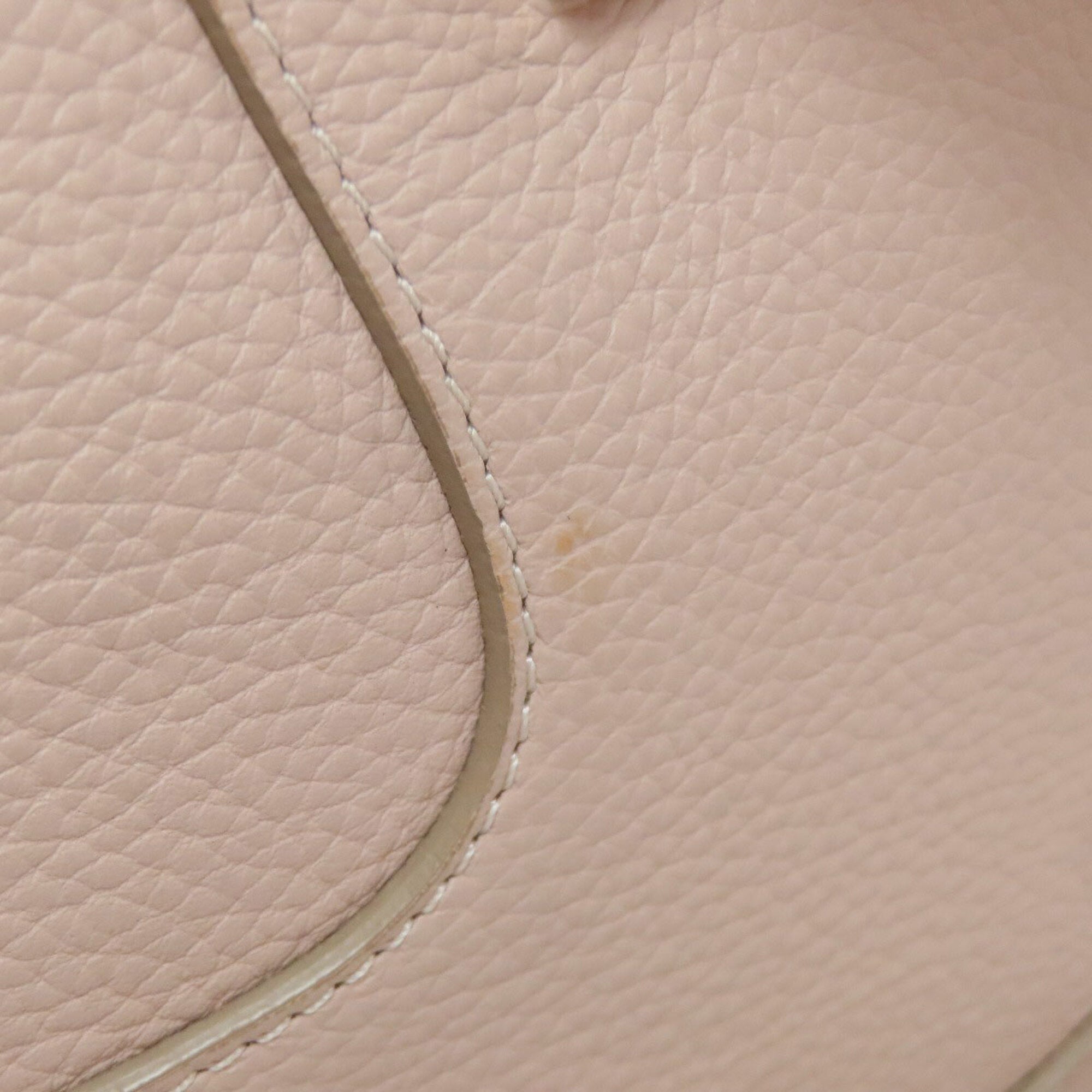 Chloé Pink Beige Leather Handbag (Pre-Owned)