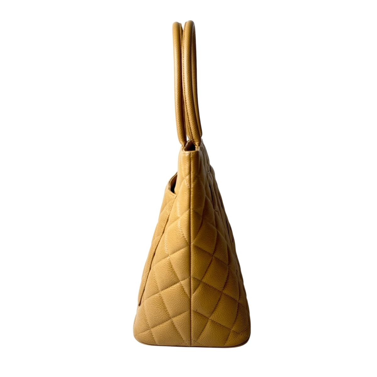 Chanel Beige Grained Calfskin Tote Bag (Pre-Owned)