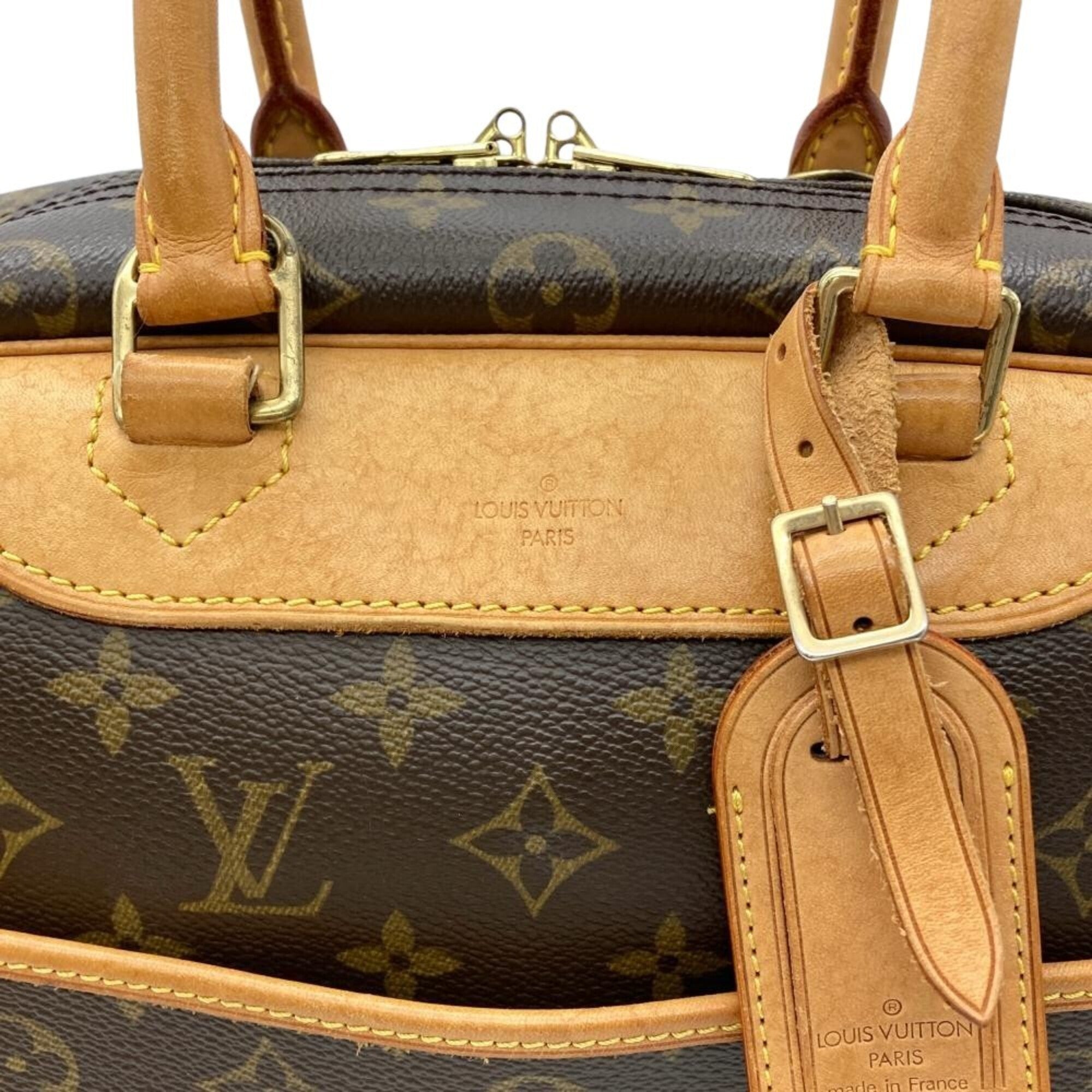 Louis Vuitton Brown Monogram Canvas Handbag (Pre-Owned)