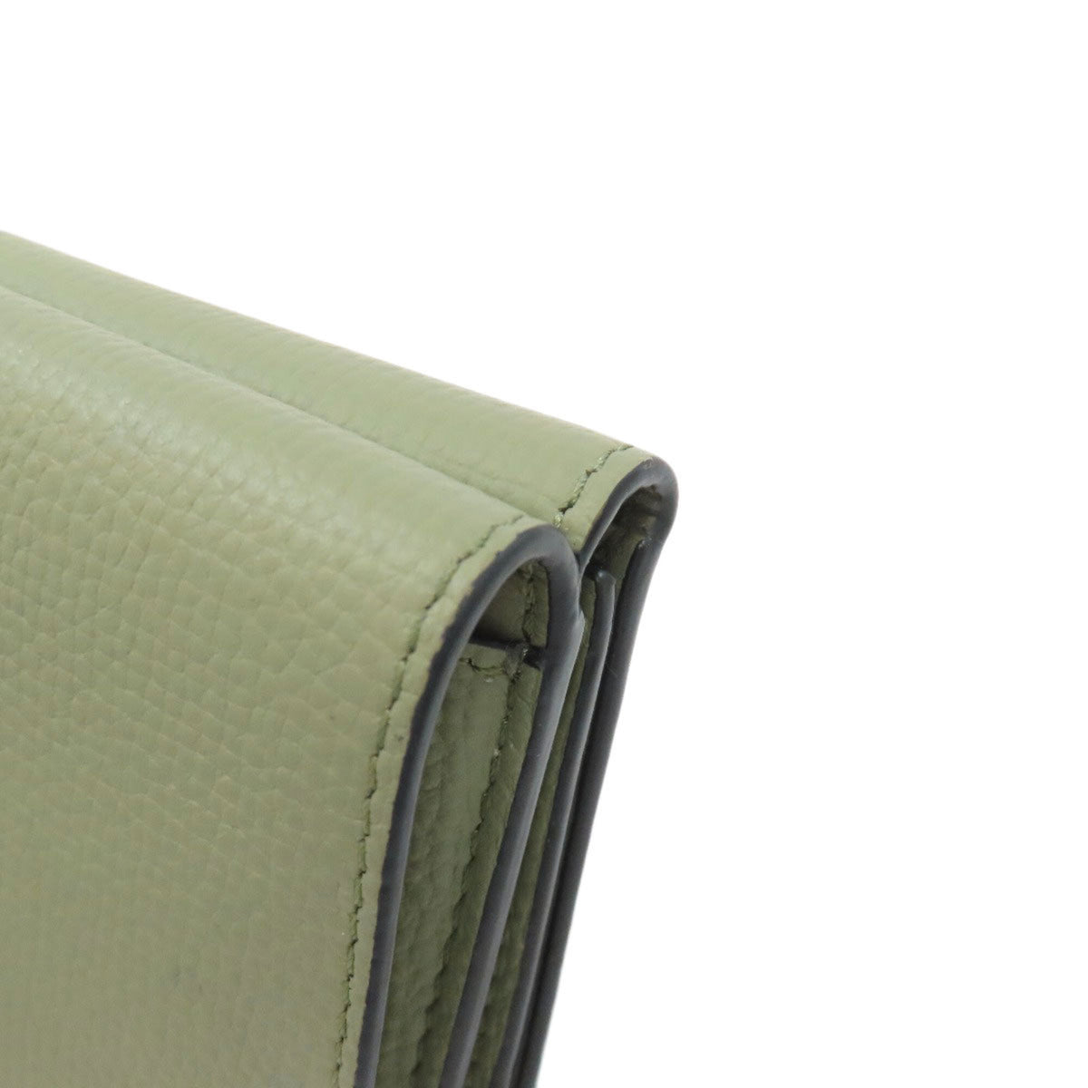Loewe Green Leather Wallet (Bi-Fold) (Pre-Owned)