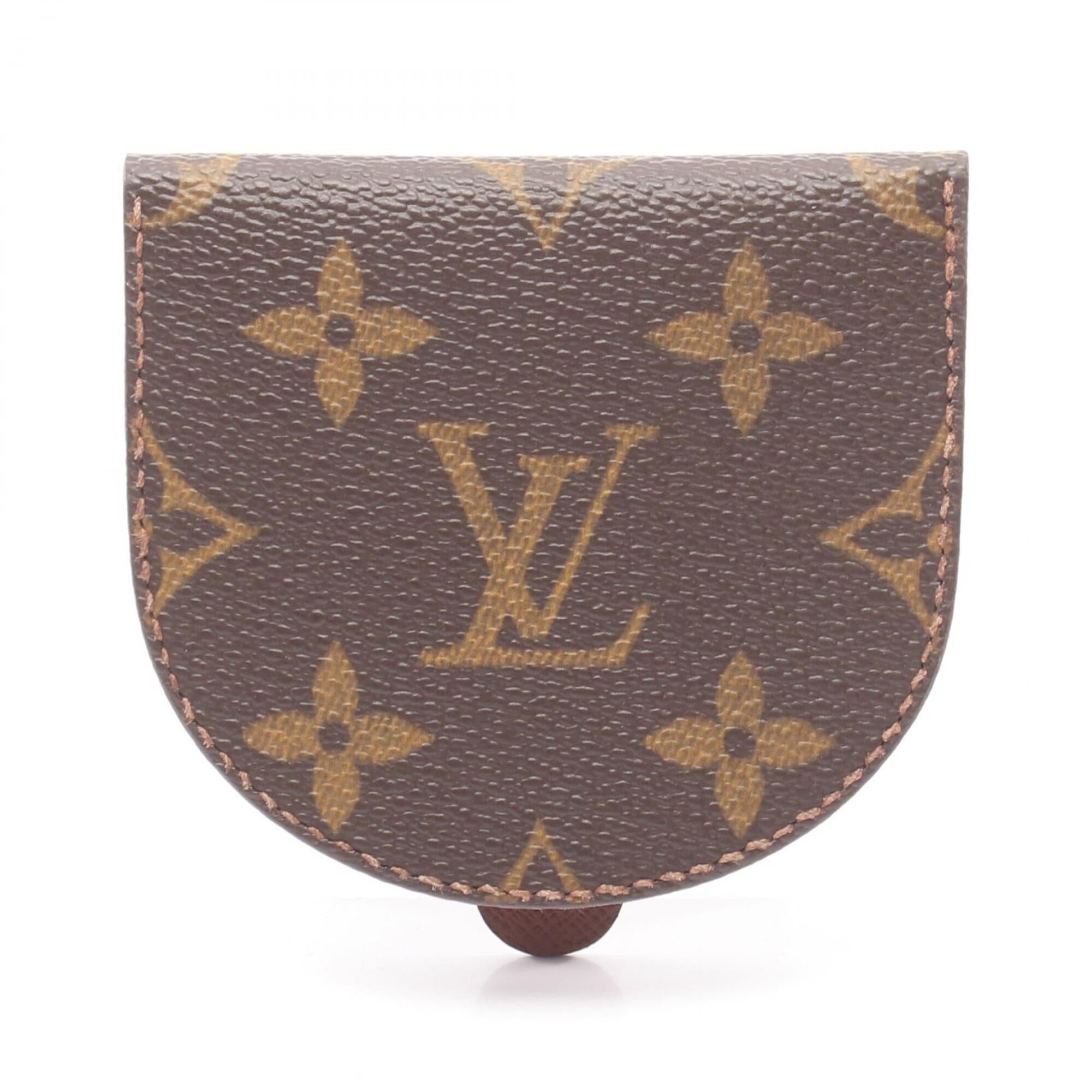 Louis Vuitton Brown Pvc Leather Coin Purse/Coin Case (Pre-Owned)