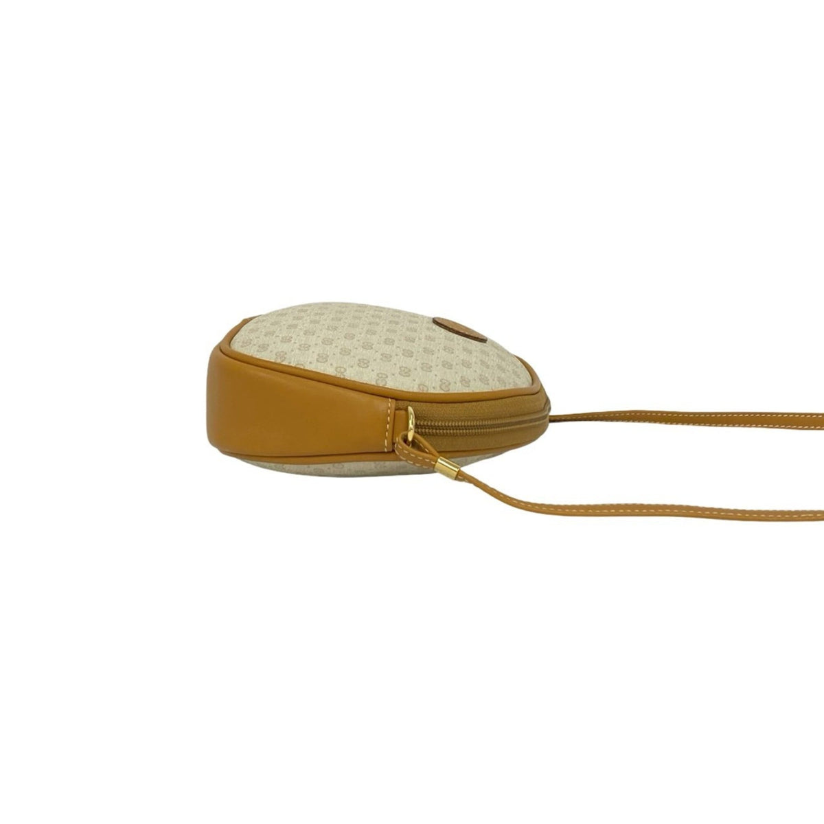 Gucci Brown Ivory Leather Pvc Pochette Shoulder Bag (Pre-Owned)