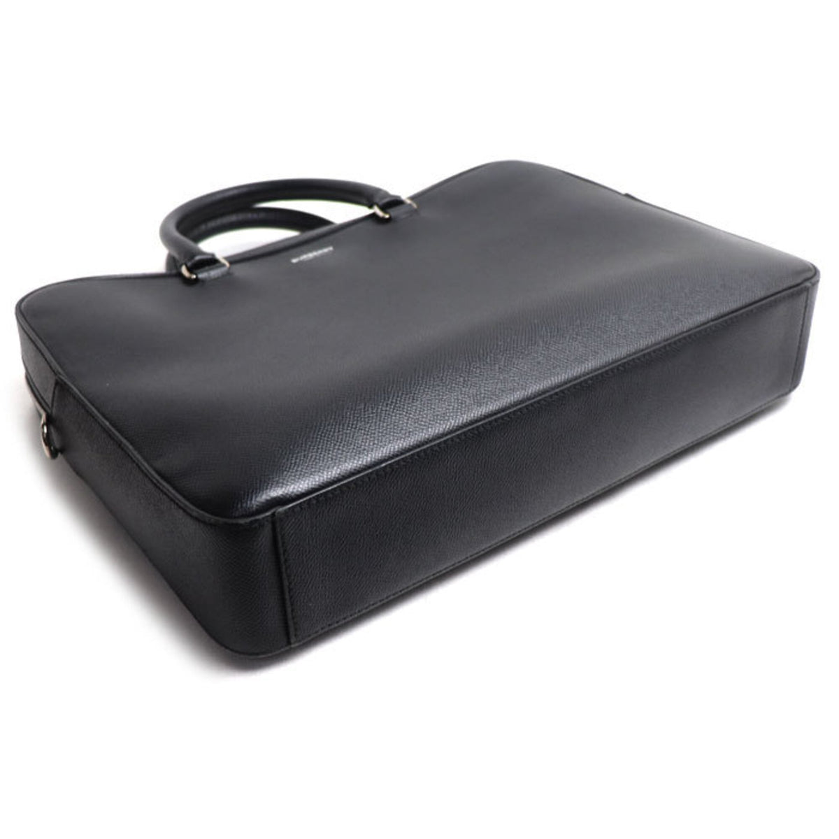 Burberry Black Leather Briefcase (Pre-Owned)