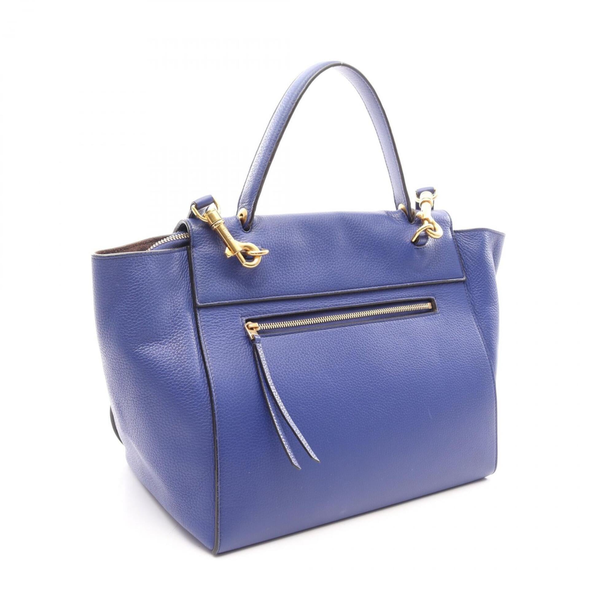 Celine Blue Leather Handbag (Pre-Owned)