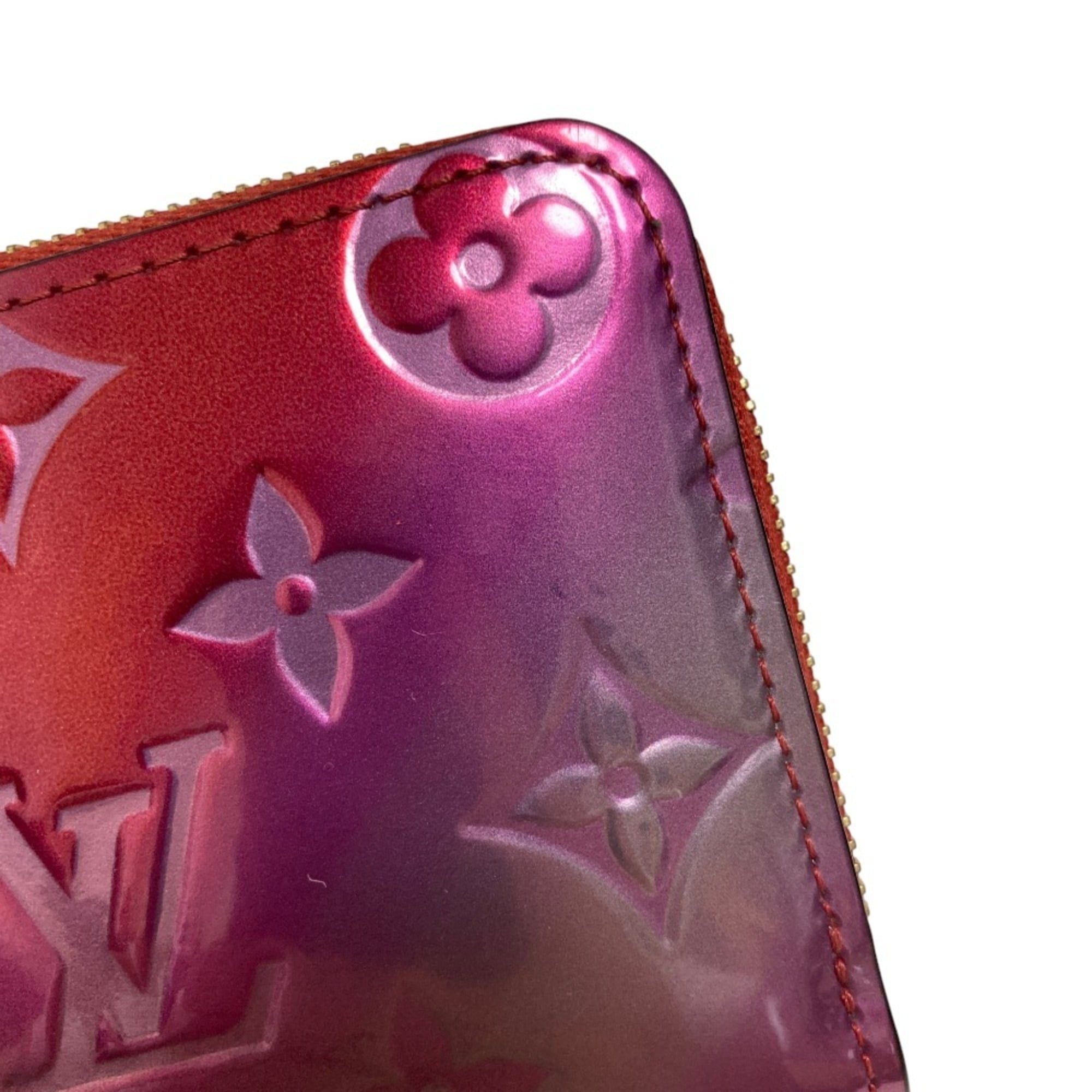 Louis Vuitton Monogram Vernis Metallic Pink Monogram Vernis Coin Purse/Coin Case (Pre-Owned)