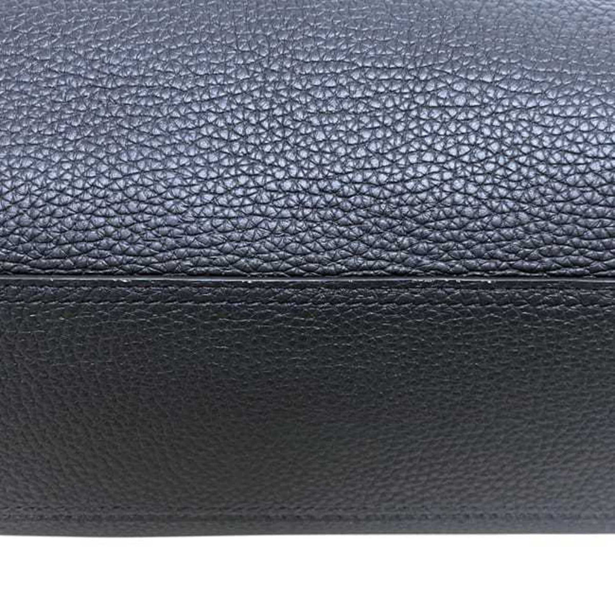 Louis Vuitton Black Noir Leather Tote Bag (Pre-Owned)