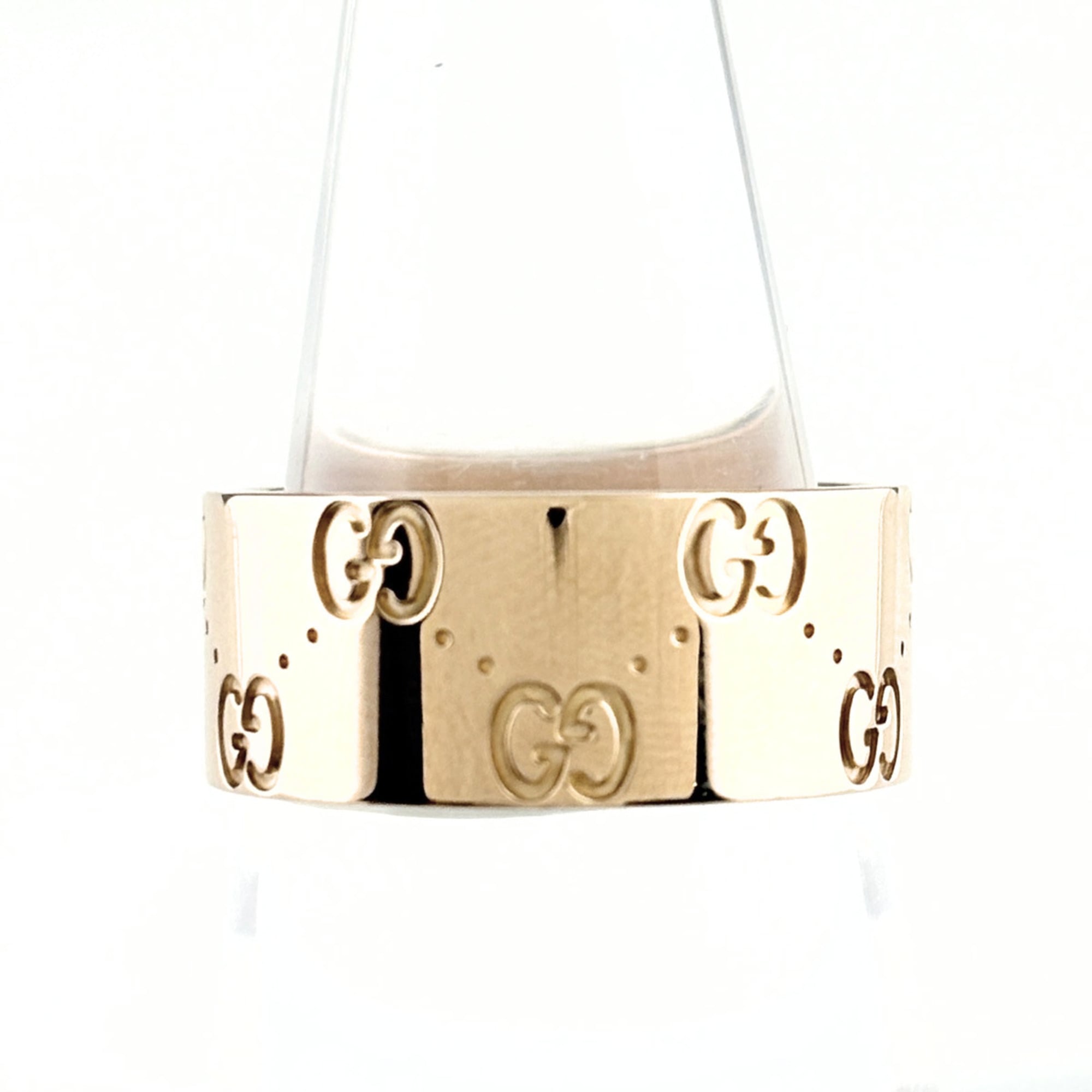 Gucci Icon Pink Gold (18K) Band Ring (Pre-Owned)