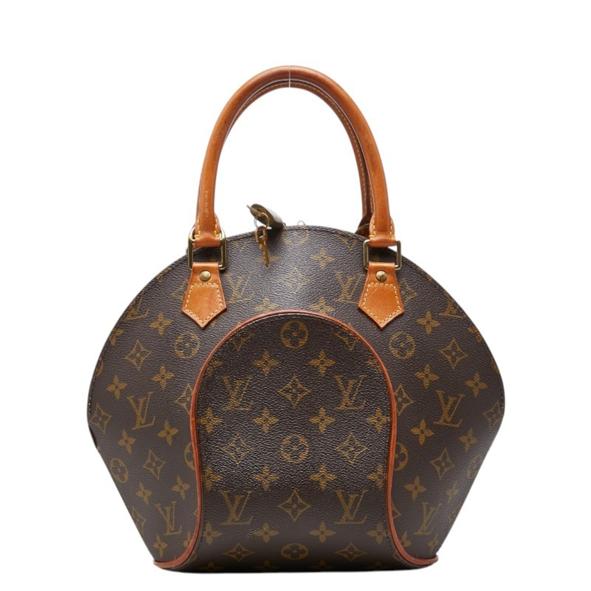 Louis Vuitton Brown Pvc Leather Handbag (Pre-Owned)