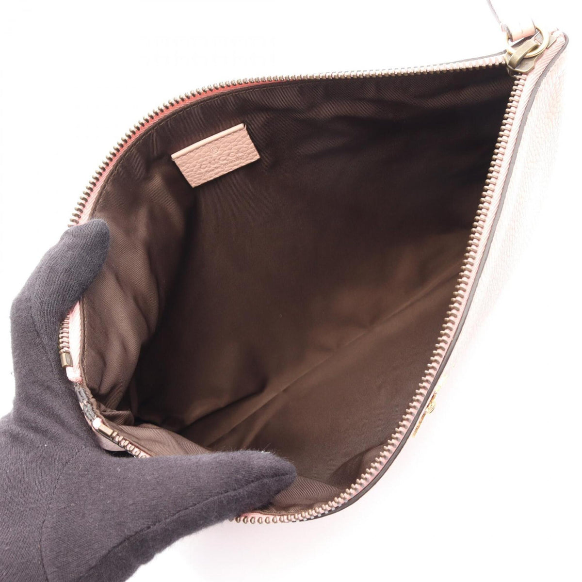 Gucci Pink Leather Clutch Bag (Pre-Owned)