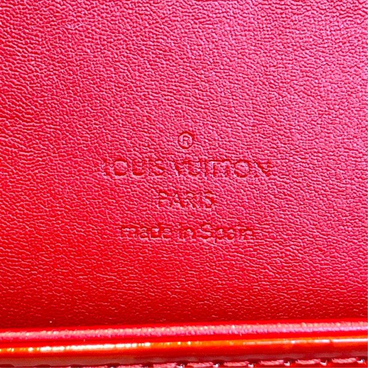 Louis Vuitton Galle Red Color Vernis Shoulder Bag (Pre-Owned)