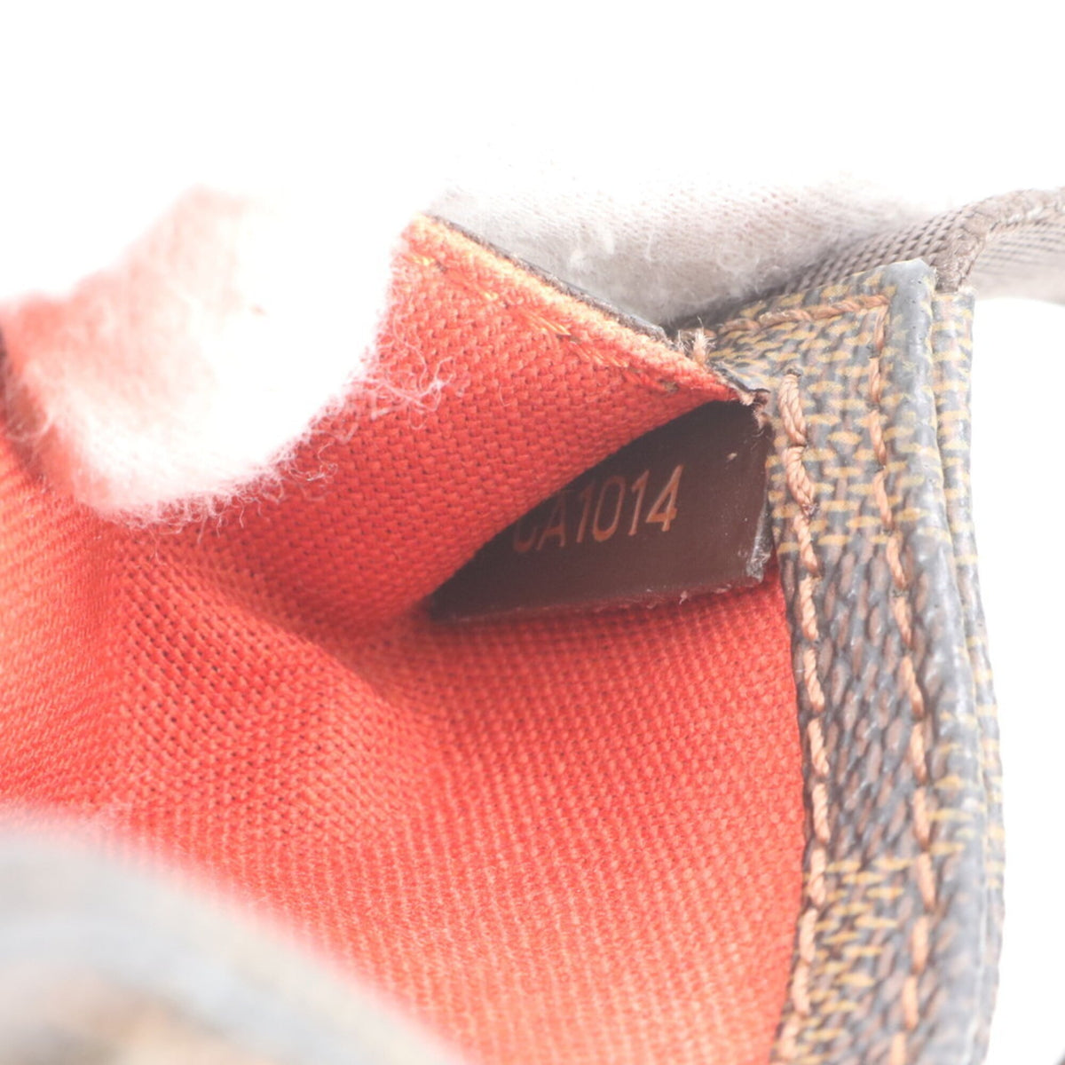 Louis Vuitton Ebene Leather Coated Canvas Pouch Sling Bag (Pre-Owned)