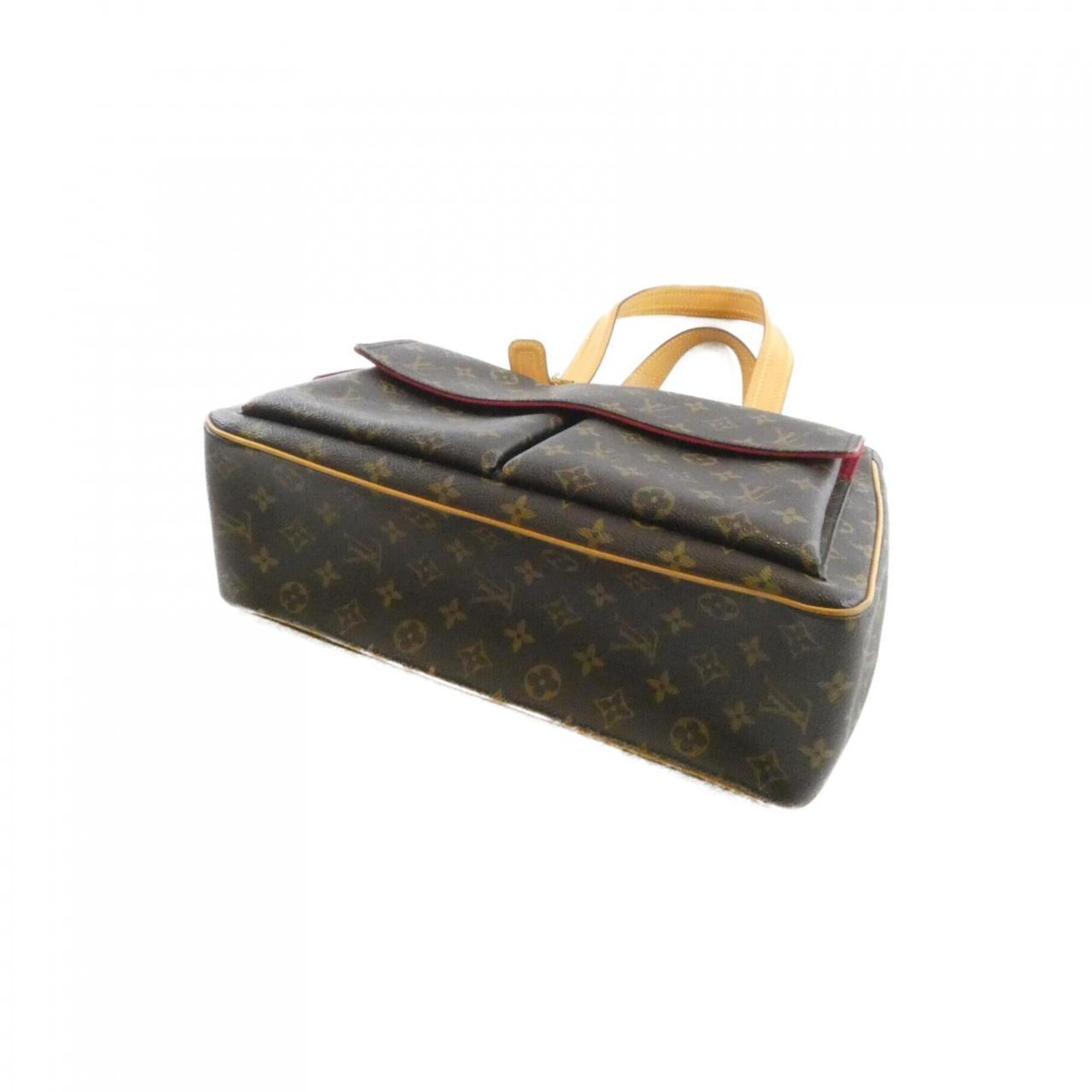 Louis Vuitton Marron Coated Canvas Handbag (Pre-Owned)