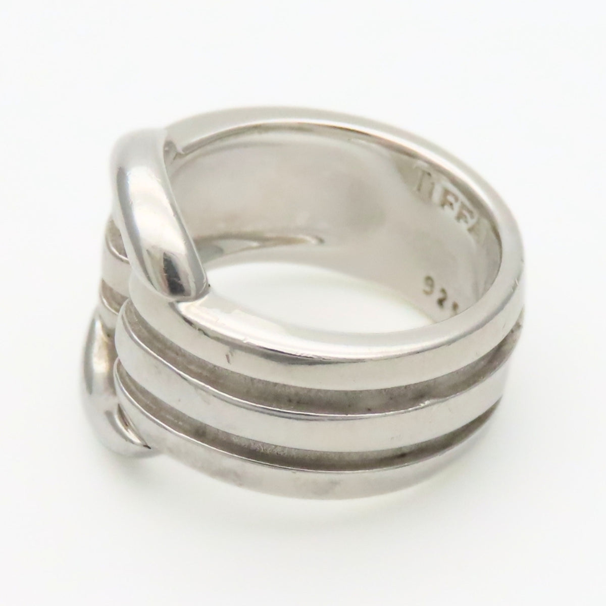 Tiffany Silver Silver 925 Band Ring (Pre-Owned)