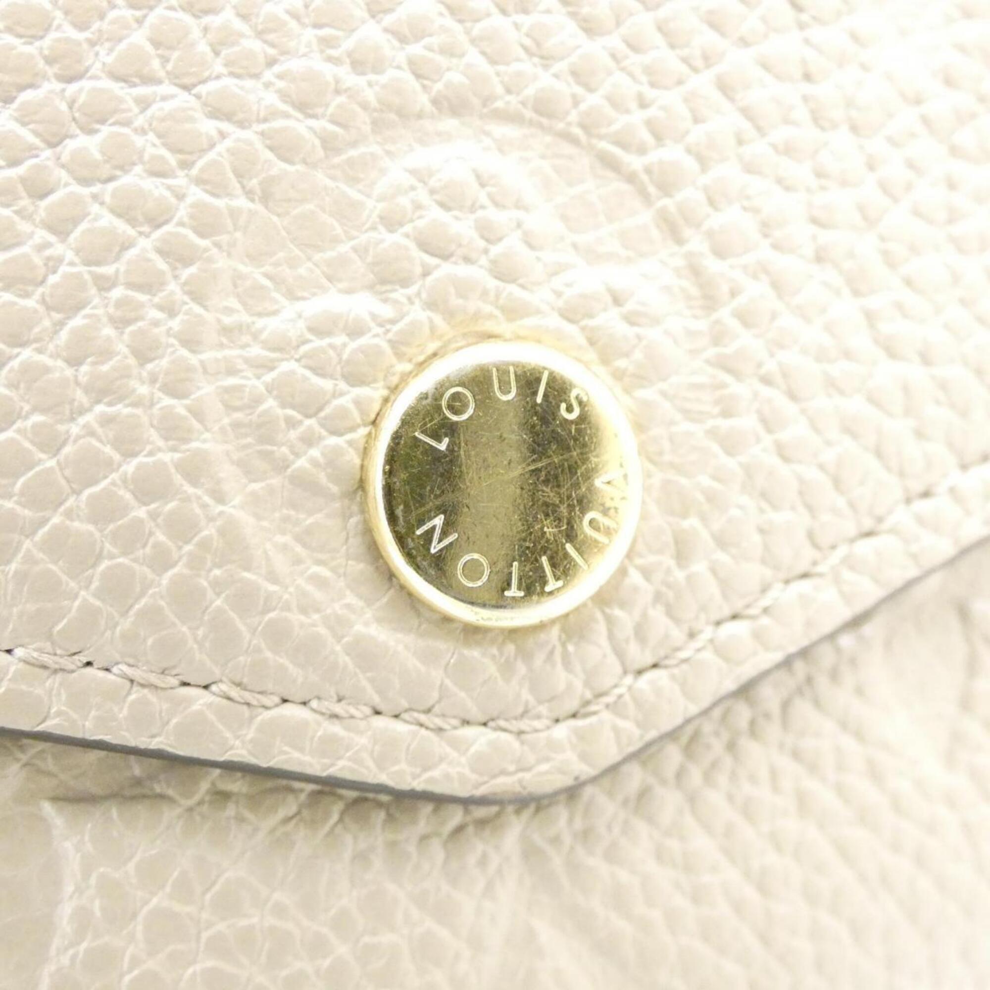 Louis Vuitton Monogram Empreinte Beige Tourterelle Leather Long Wallet (Bi-Fold) (Pre-Owned)