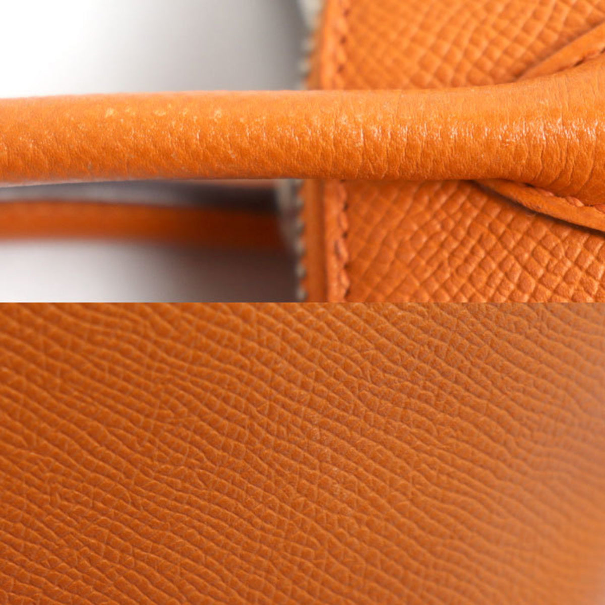 Hermes Orange Epsom Leather Shoulder Bag (Pre-Owned)