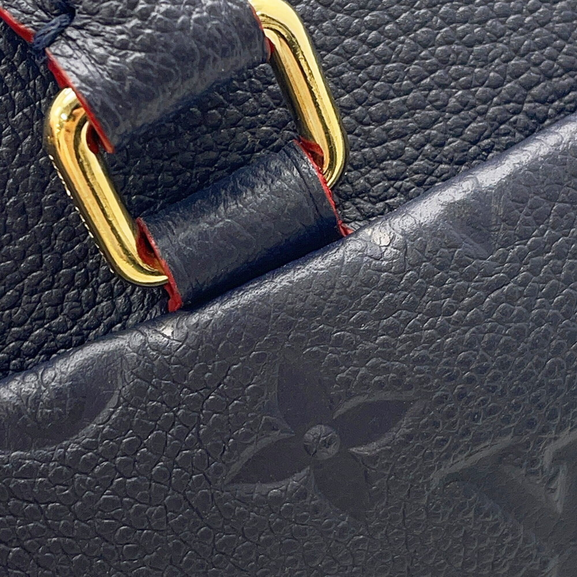Louis Vuitton Monogram Empreinte Marine Rouge Monogram Empreinte Handbag Shoulder Bag (Pre-Owned)