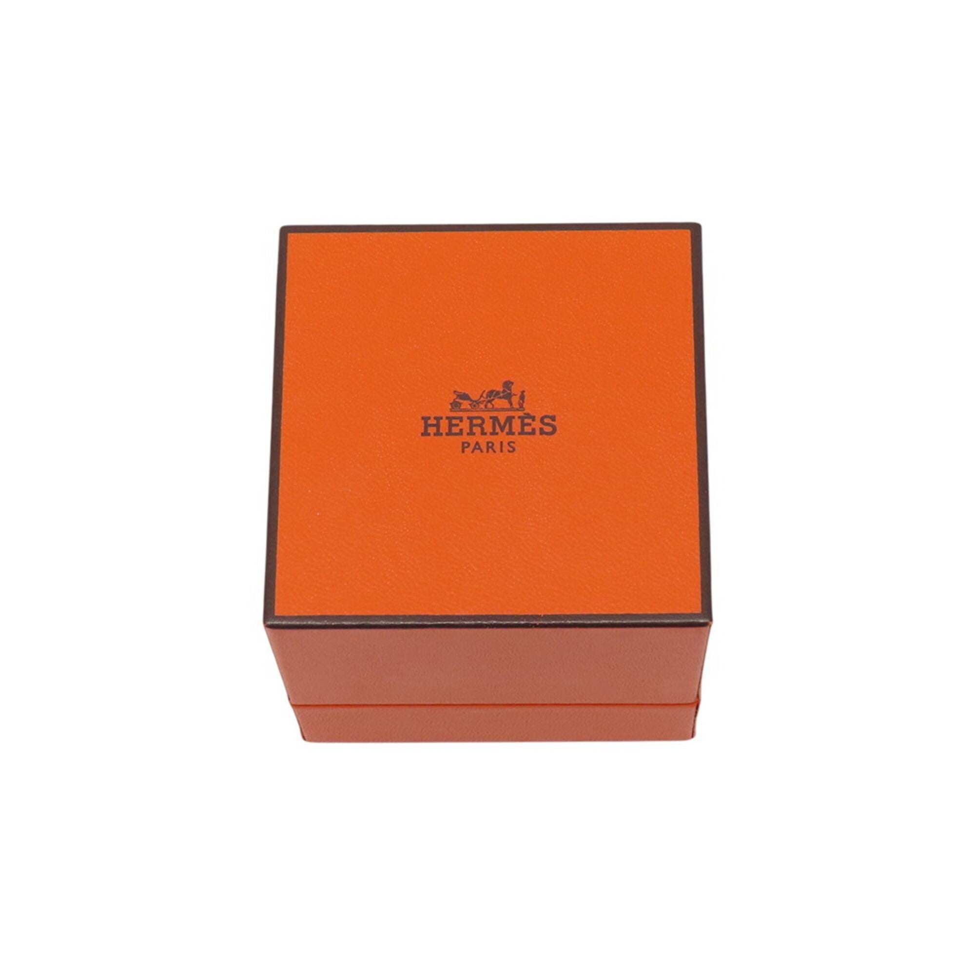 Hermes Silver 925 Band Ring (Pre-Owned)