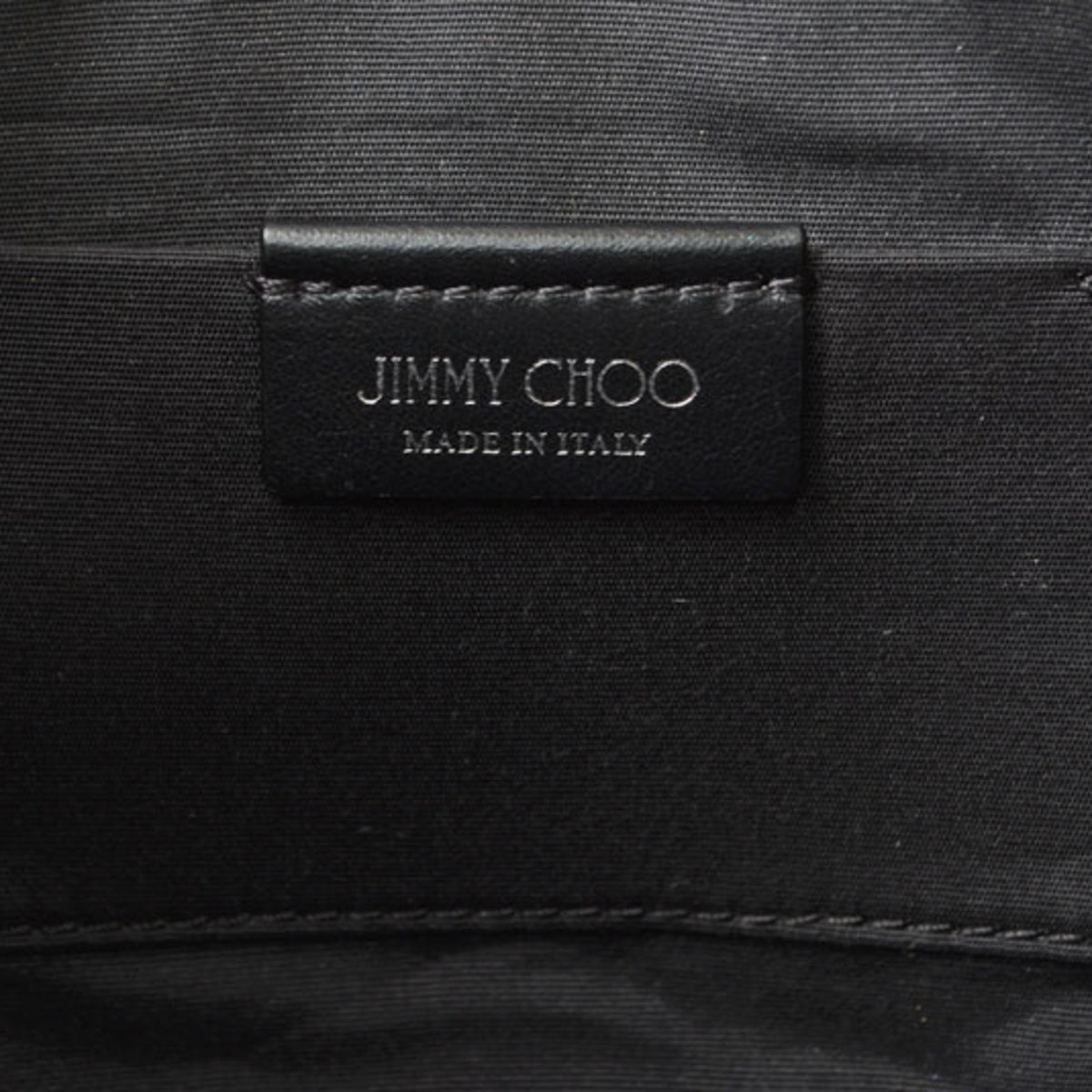 Jimmy Choo Black Leather Fanny Pack Shoulder Bag Sling Bag (Pre-Owned)
