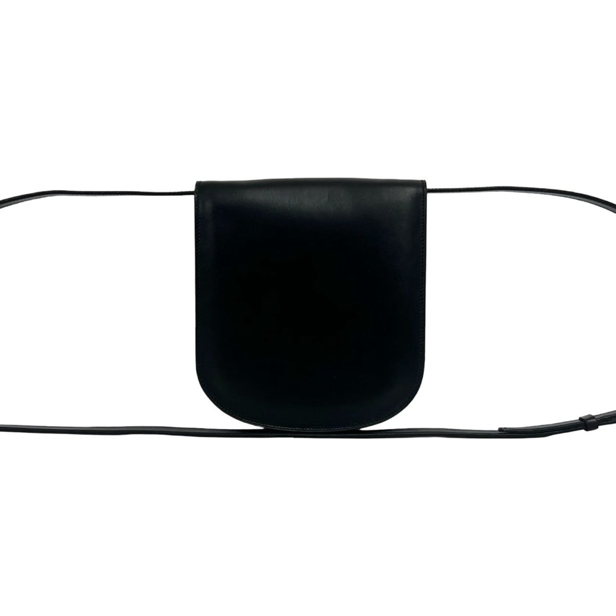 Celine Black Leather Pochette Shoulder Bag (Pre-Owned)