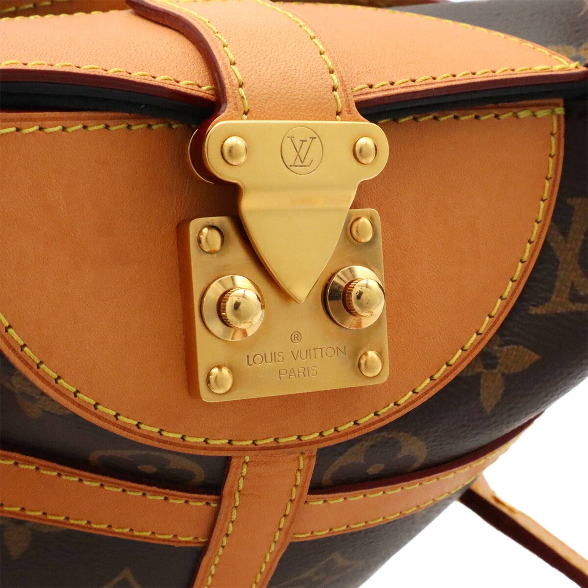 Louis Vuitton Brown Monogram Canvas Handbag Shoulder Bag (Pre-Owned)