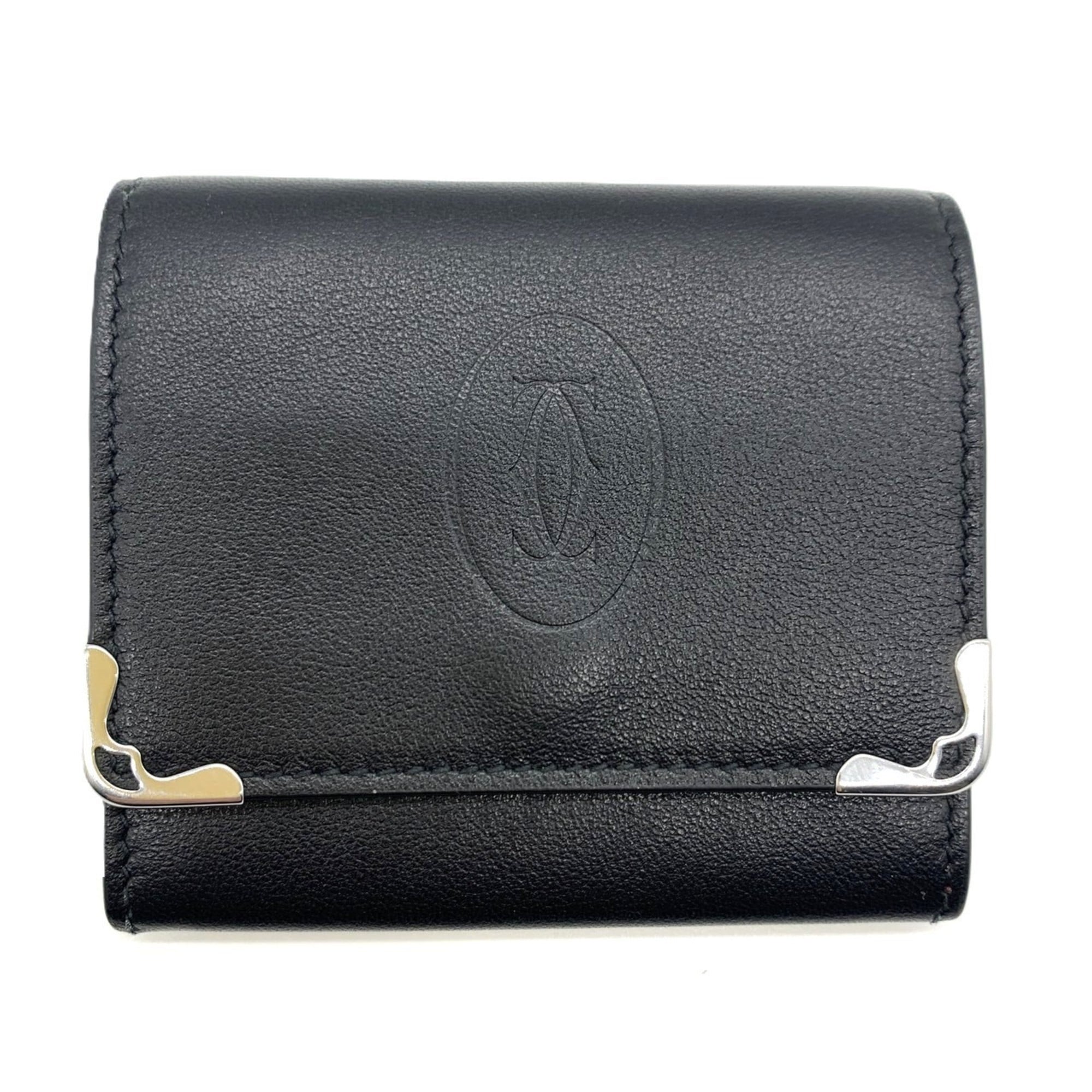 Cartier Leather Coin Purse/Coin Case (Pre-Owned)
