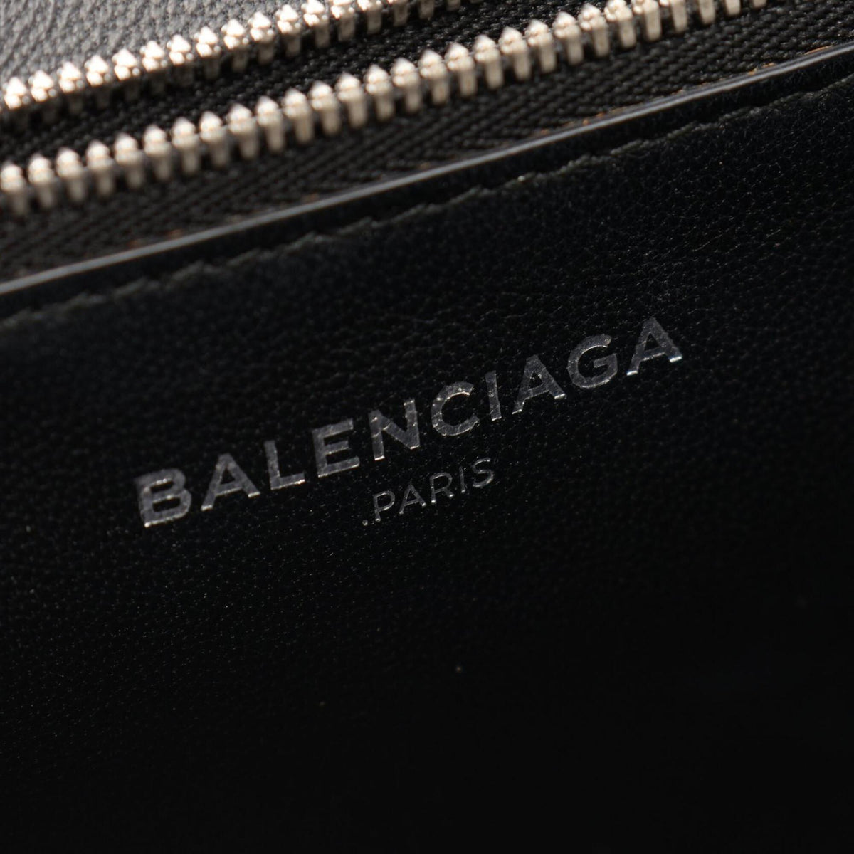 Balenciaga Black Leather Handbag Shoulder Bag (Pre-Owned)
