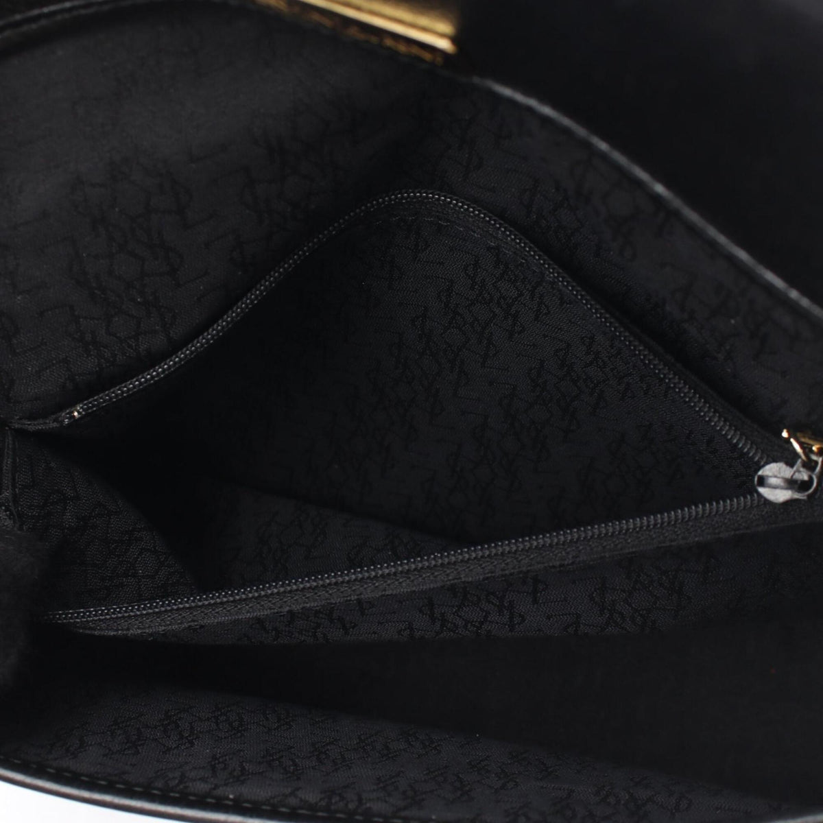 Yves Saint Laurent Black Leather Handbag Shoulder Bag (Pre-Owned)