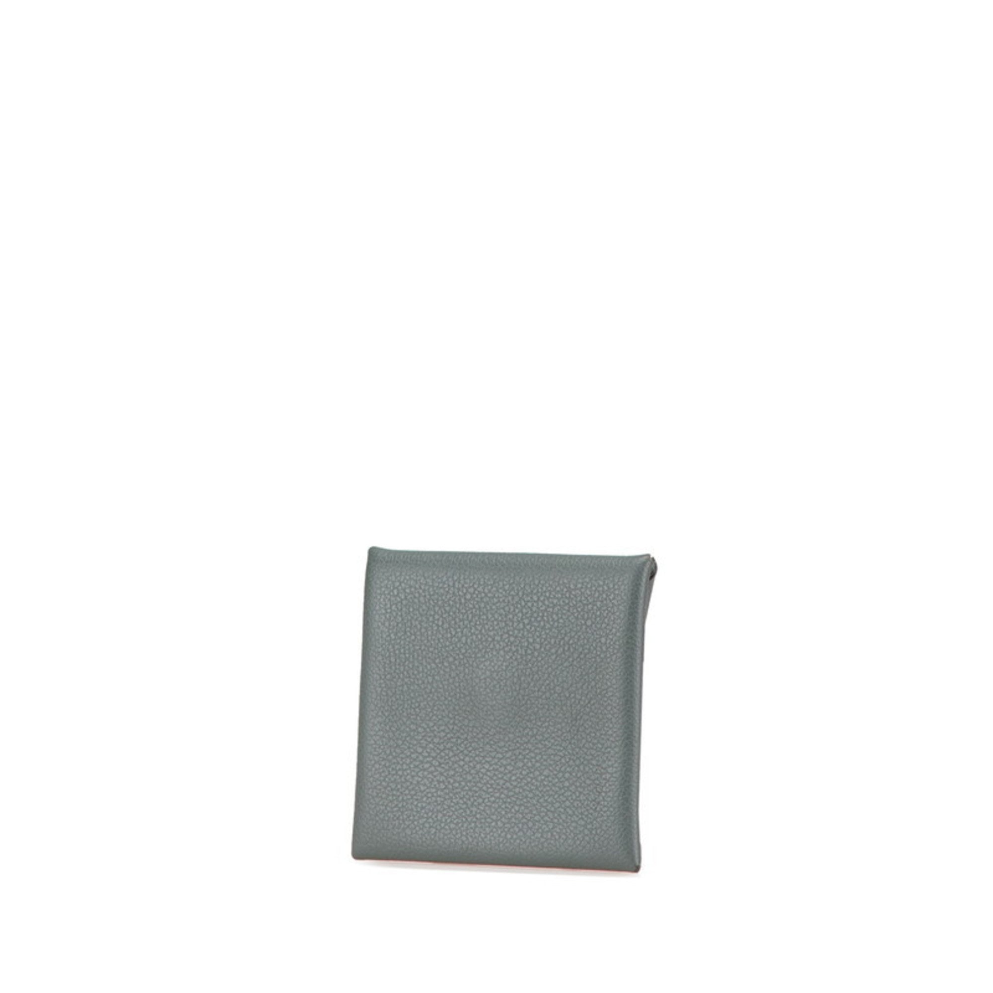 Hermes Gray Coin Purse/Coin Case (Pre-Owned)