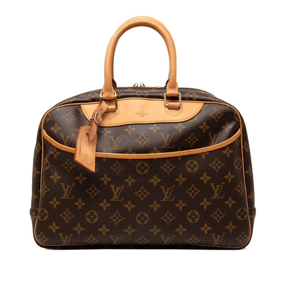 Louis Vuitton Monogram Brown Pvc Leather Handbag (Pre-Owned)