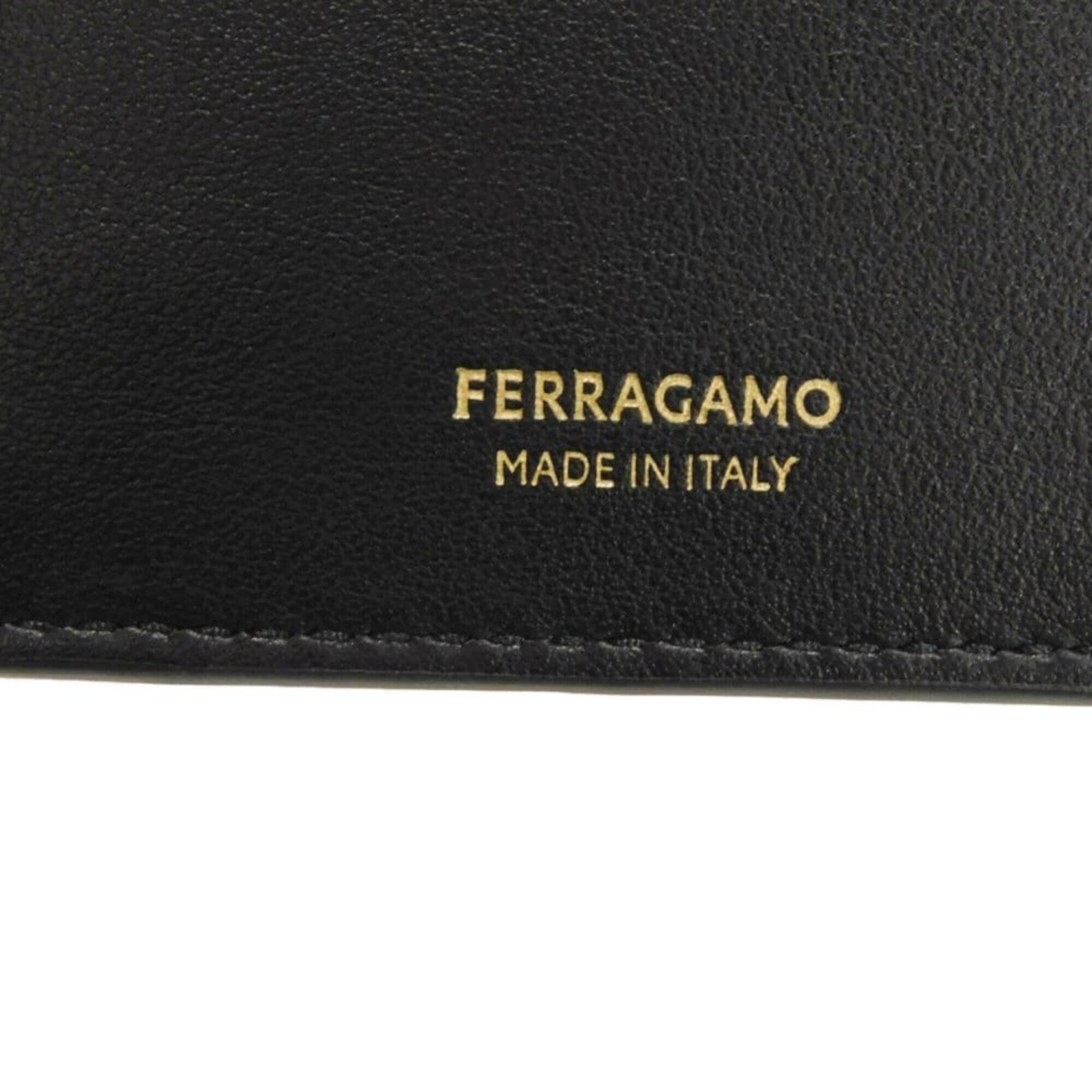 Salvatore Ferragamo Multi-Color Yellow Leather Wallet (Bi-Fold) (Pre-Owned)