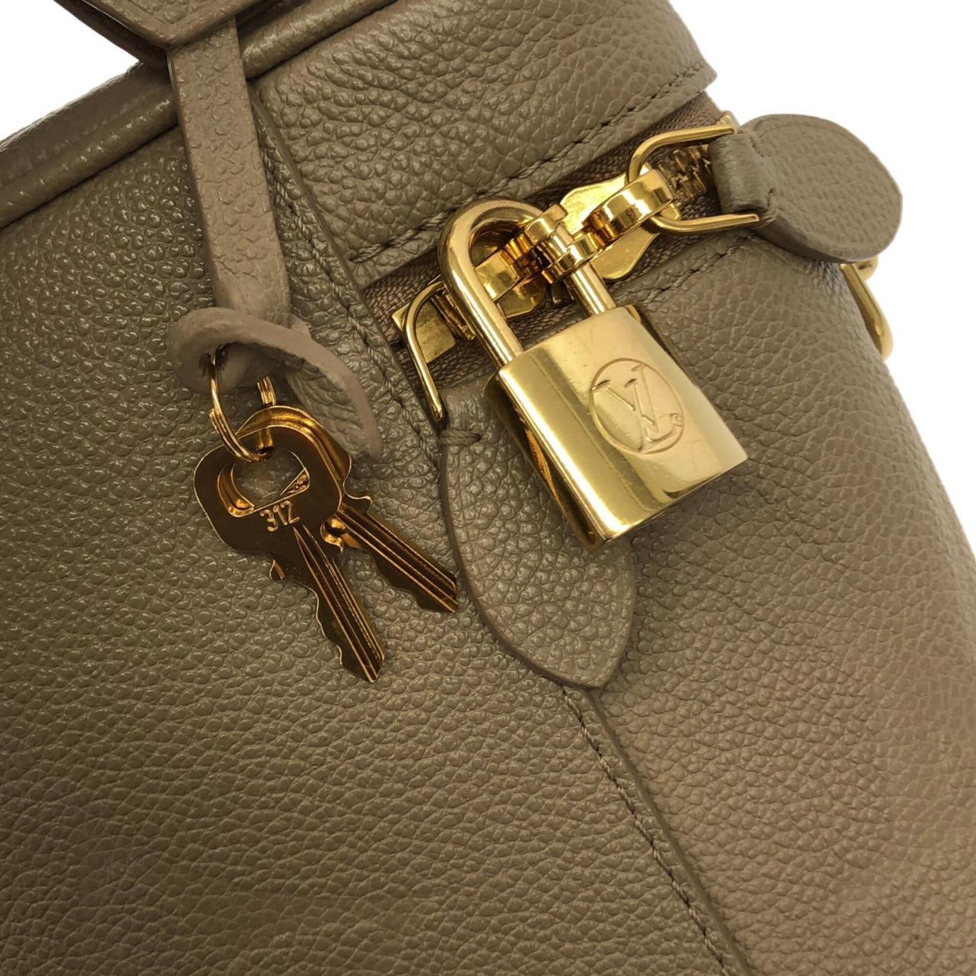 Louis Vuitton Tourterelle Leather Handbag (Pre-Owned)