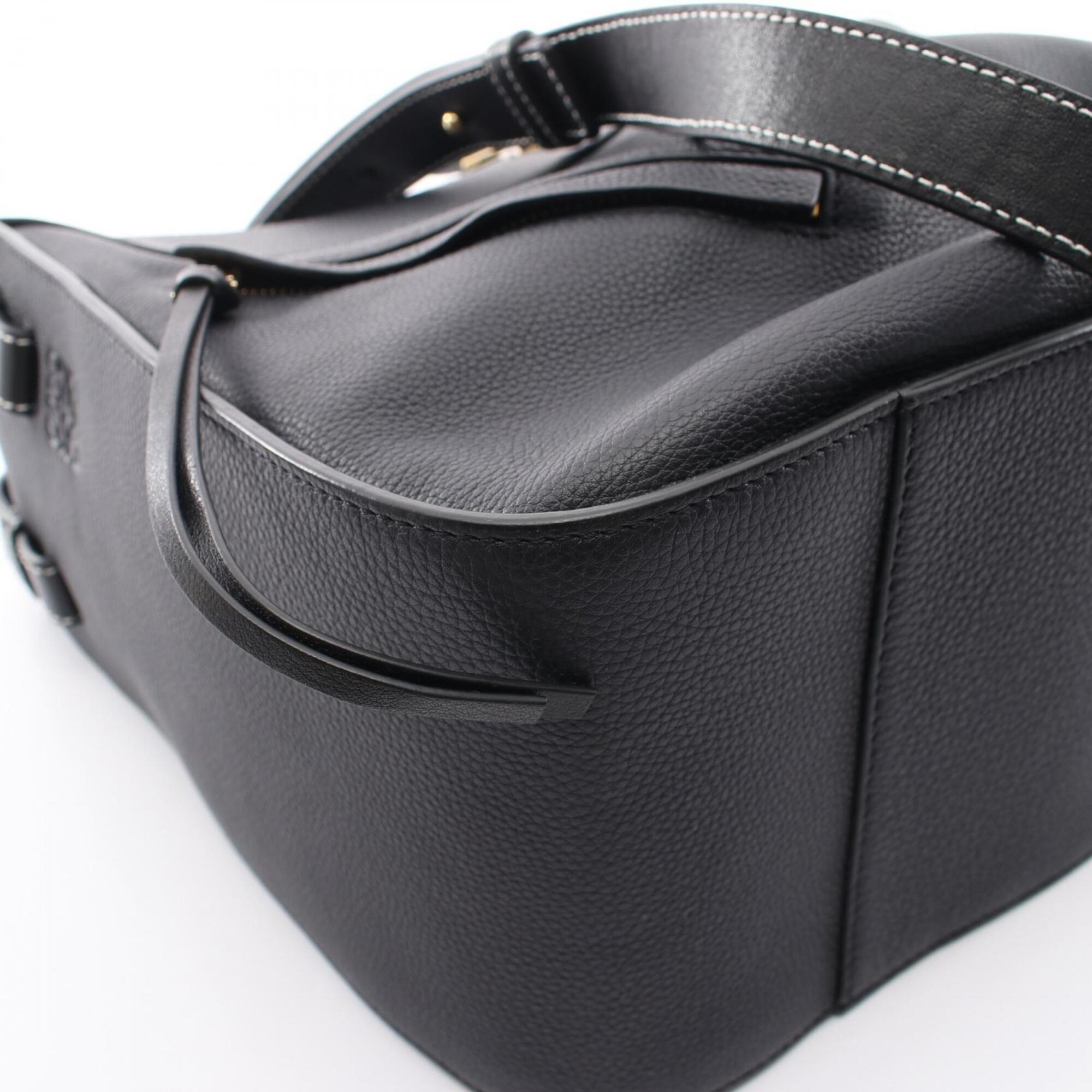 Loewe Black Navy Leather Handbag (Pre-Owned)