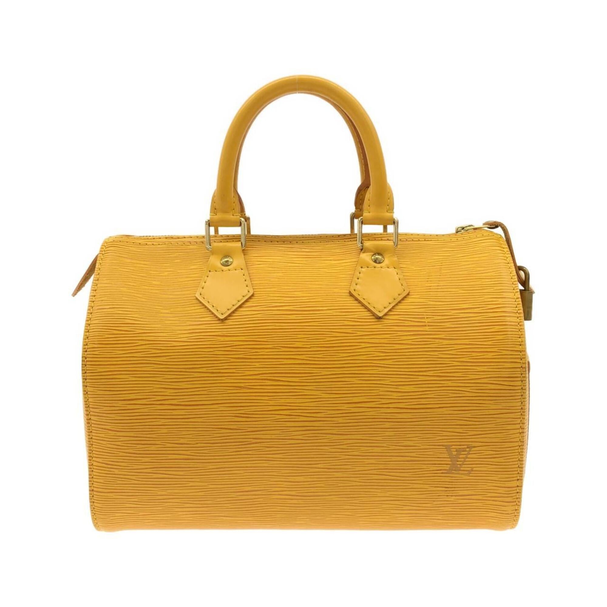 Louis Vuitton Yellow Leather Boston Bag (Pre-Owned)