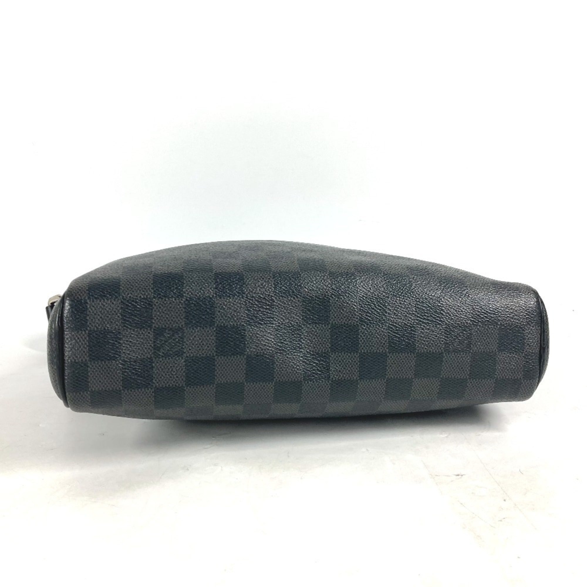 Louis Vuitton Black Blue Damier Graphite Shoulder Bag (Pre-Owned)