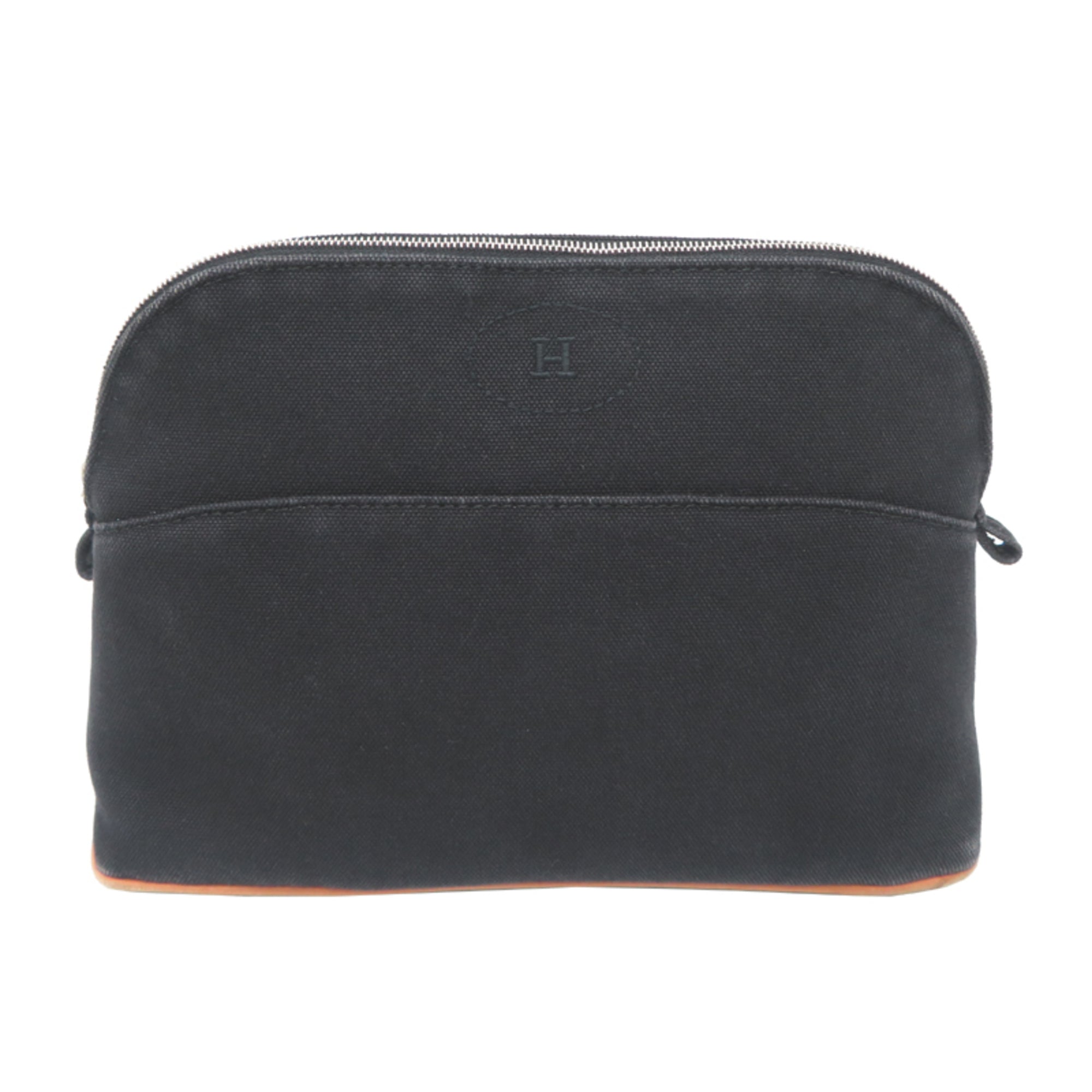 Hermes Black Cotton Pouch (Pre-Owned)