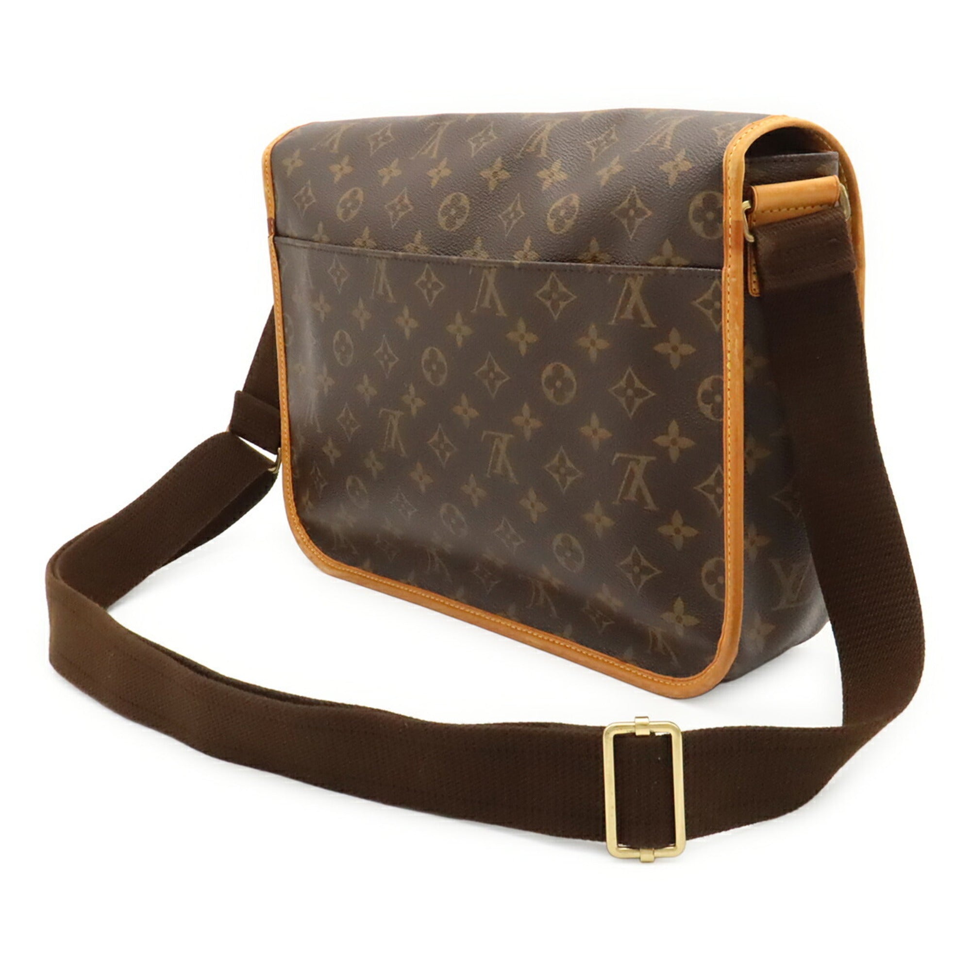 Louis Vuitton Brown Monogram Canvas Messenger Bag Shoulder Bag (Pre-Owned)