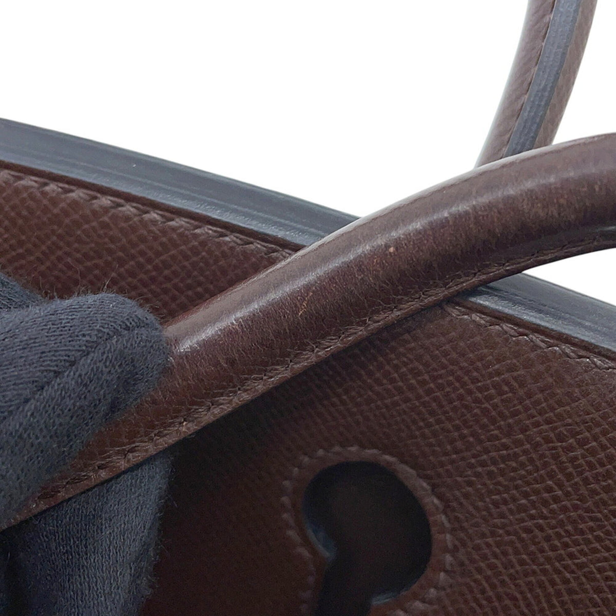 Hermes Chocolat Epsom Leather Handbag (Pre-Owned)