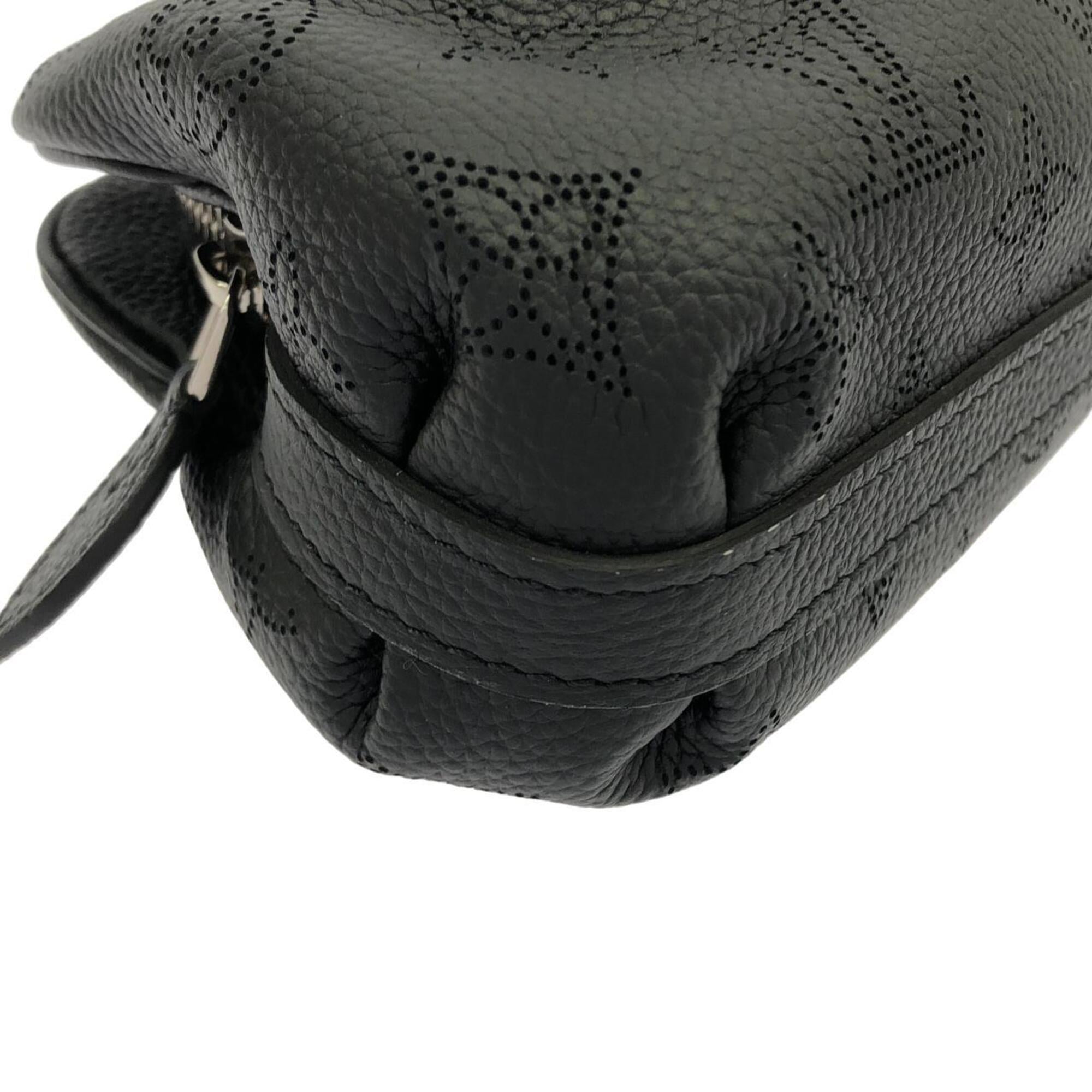 Louis Vuitton Black Leather Shoulder Bag (Pre-Owned)