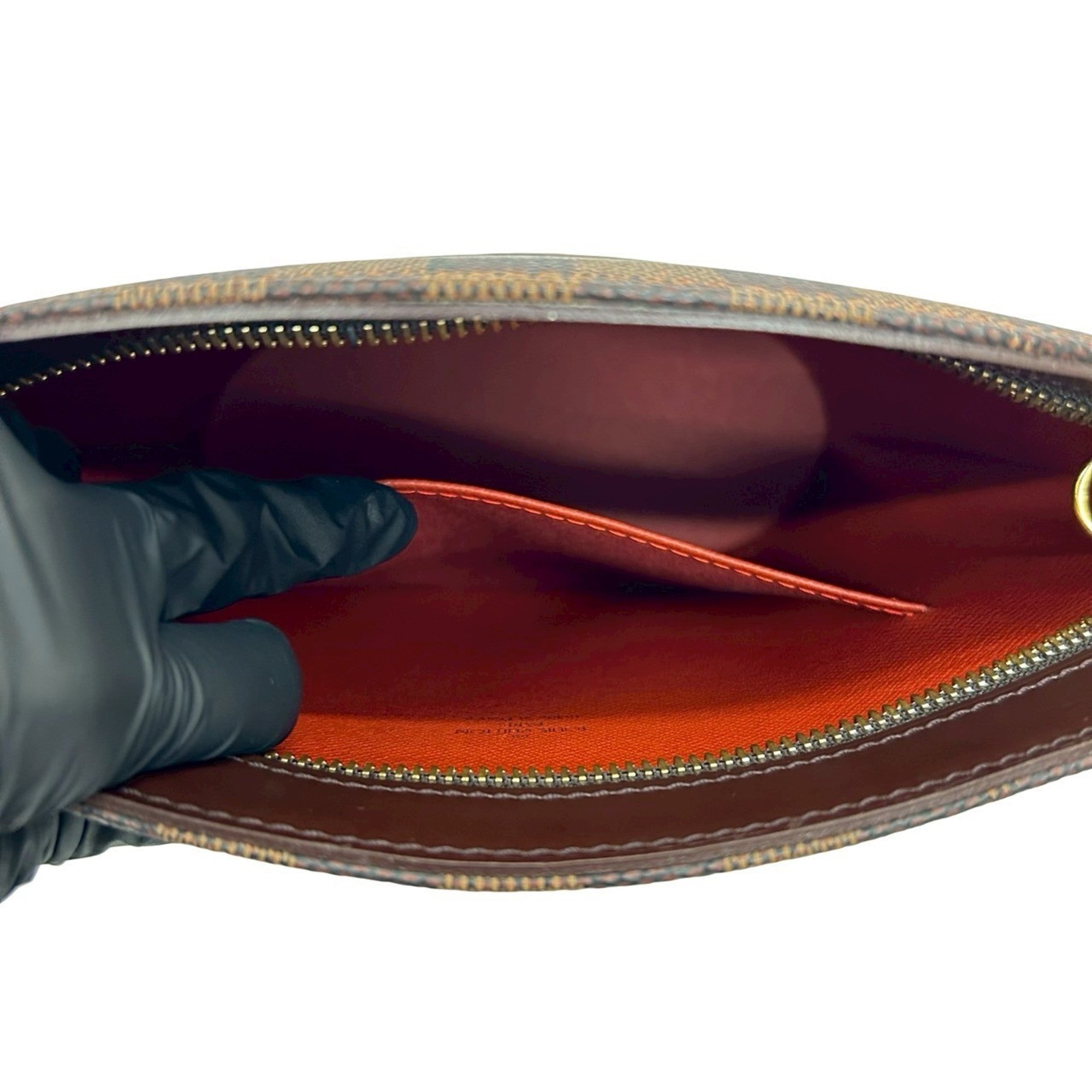 Louis Vuitton Brown Leather Pvc Pochette Shoulder Bag (Pre-Owned)