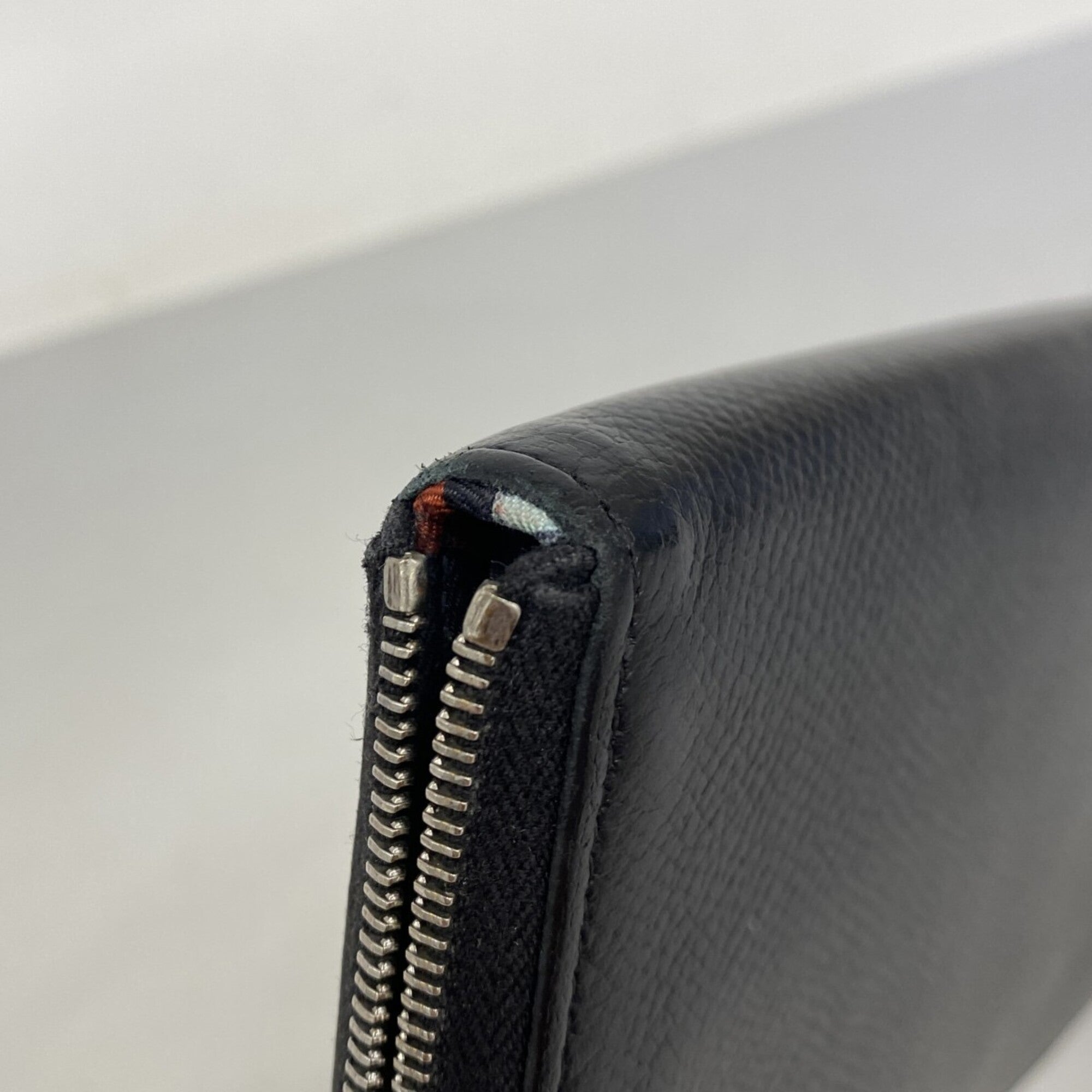 Hermes Black Epsom Leather Long Wallet (Bi-Fold) (Pre-Owned)