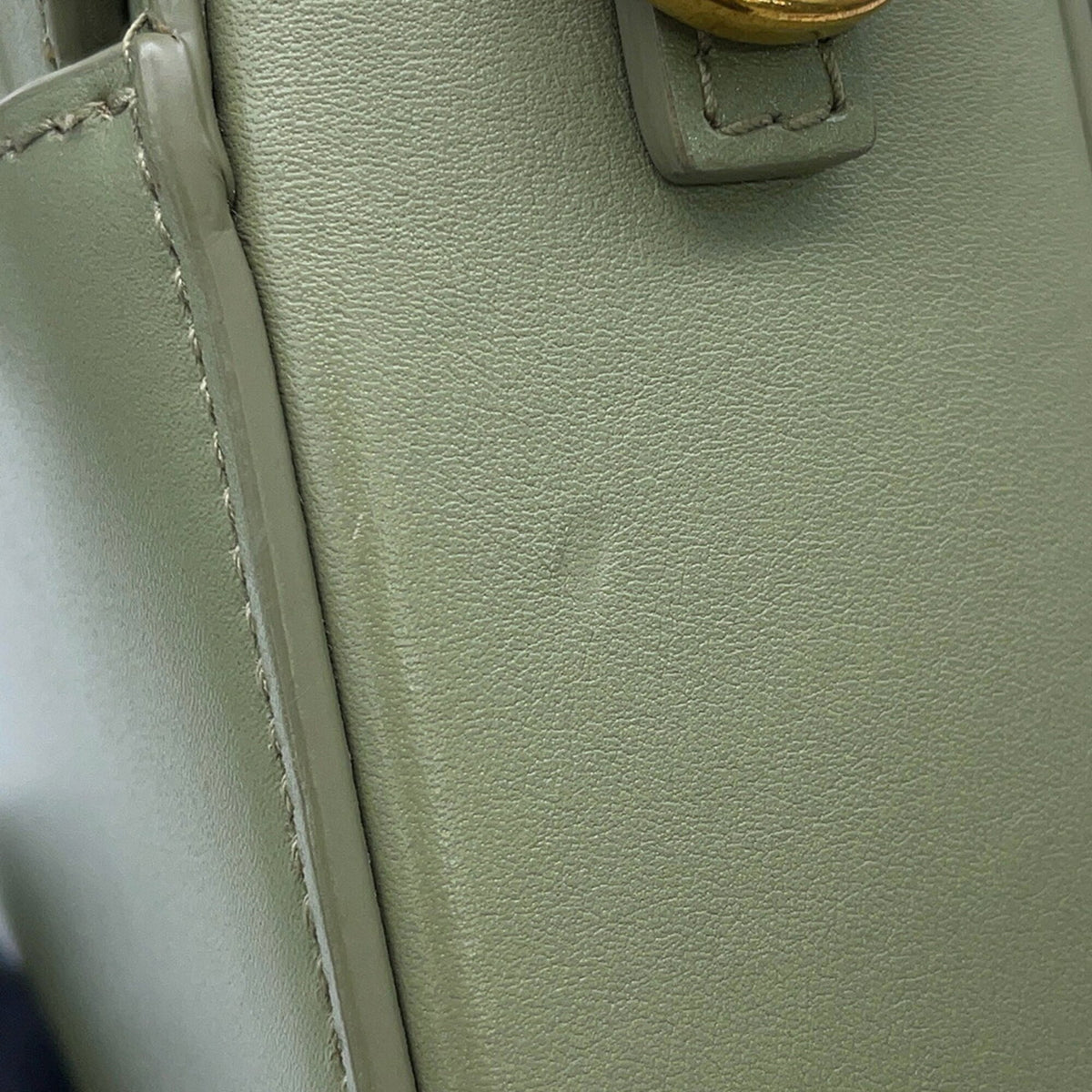 Christian Dior Green Leather Handbag Shoulder Bag (Pre-Owned)