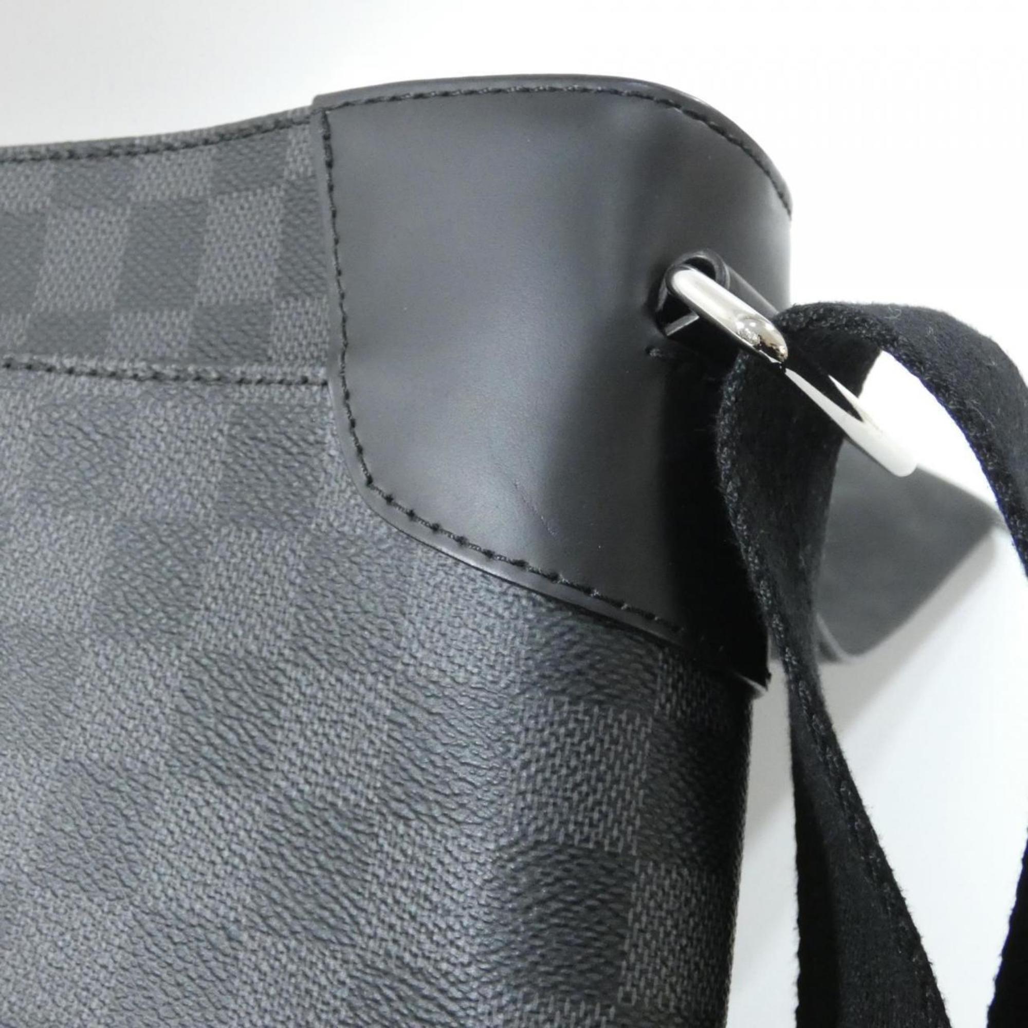 Louis Vuitton Graphite Coated Canvas Shoulder Bag (Pre-Owned)