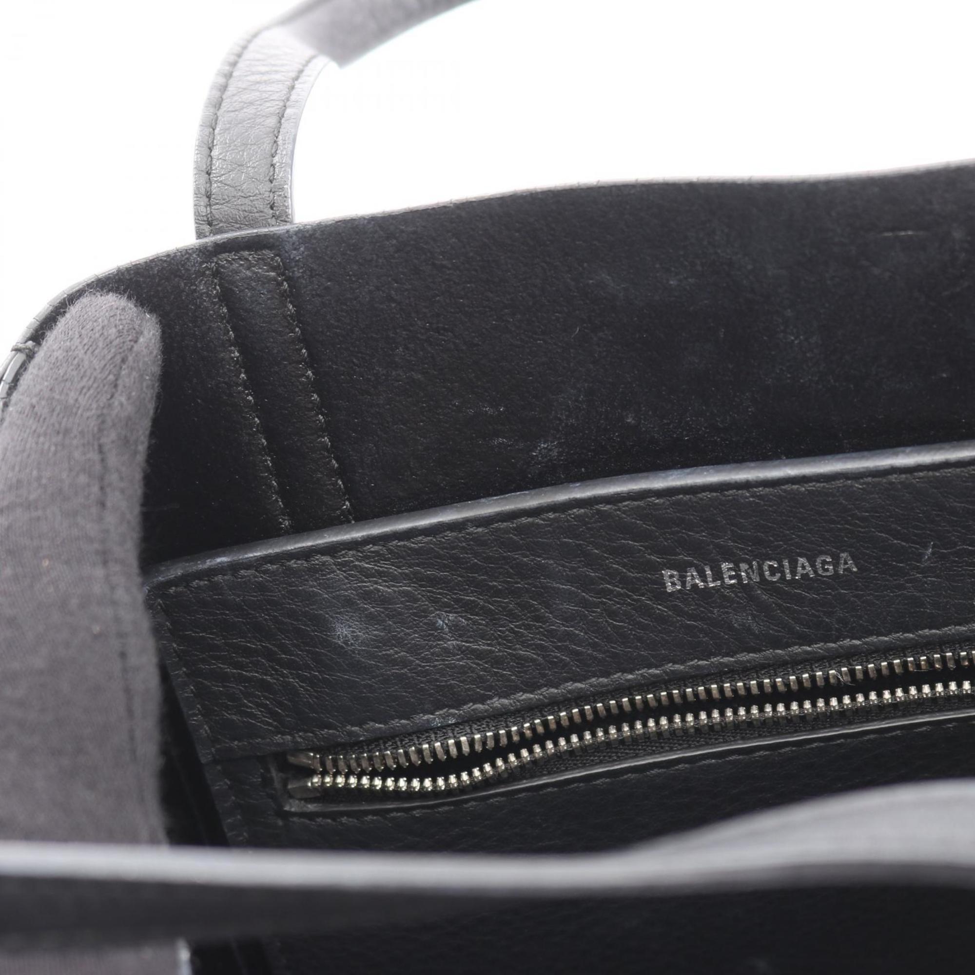 Balenciaga Black Leather Tote Bag (Pre-Owned)