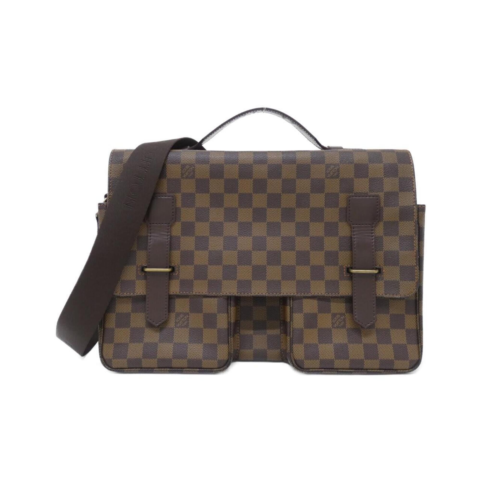 Louis Vuitton Brown Coated Canvas Shoulder Bag (Pre-Owned)