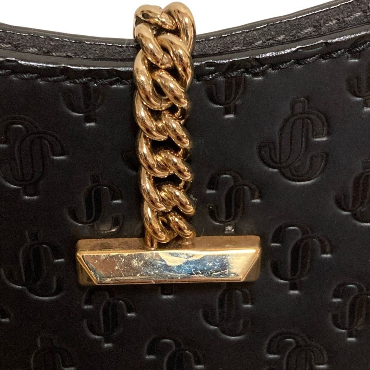Jimmy Choo Black Leather Handbag (Pre-Owned)
