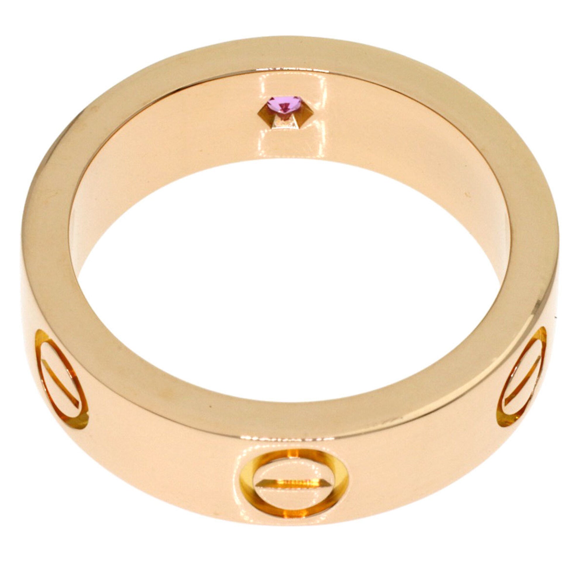 Cartier Love Pink Gold (18K) Band Ring (Pre-Owned)